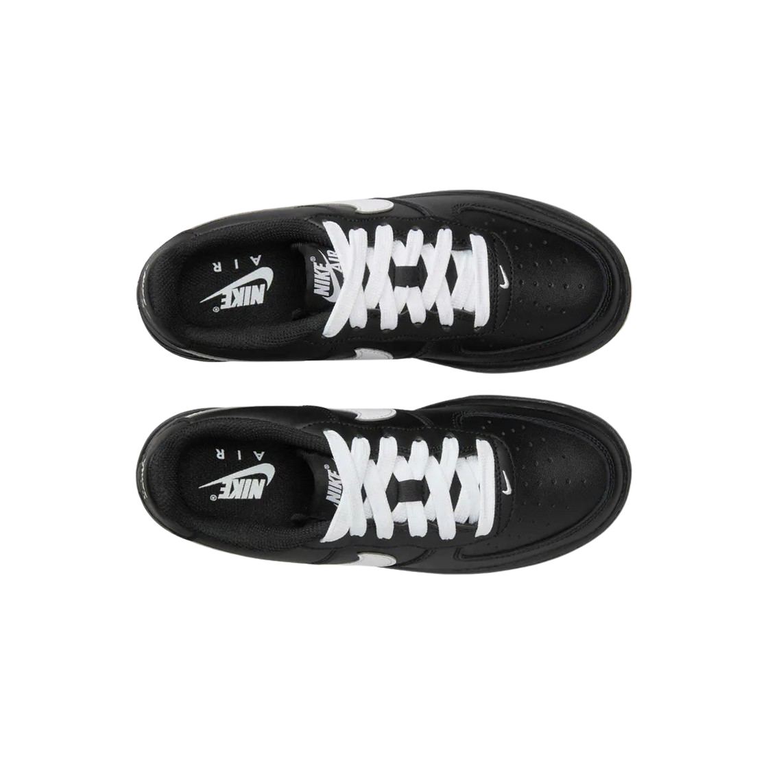 (GS) 나이키 에어 포스 1 LV8 블랙 검 라이트 브라운((GS) Nike Air Force 1 LV8 Black Gum Light Brown) - 2
