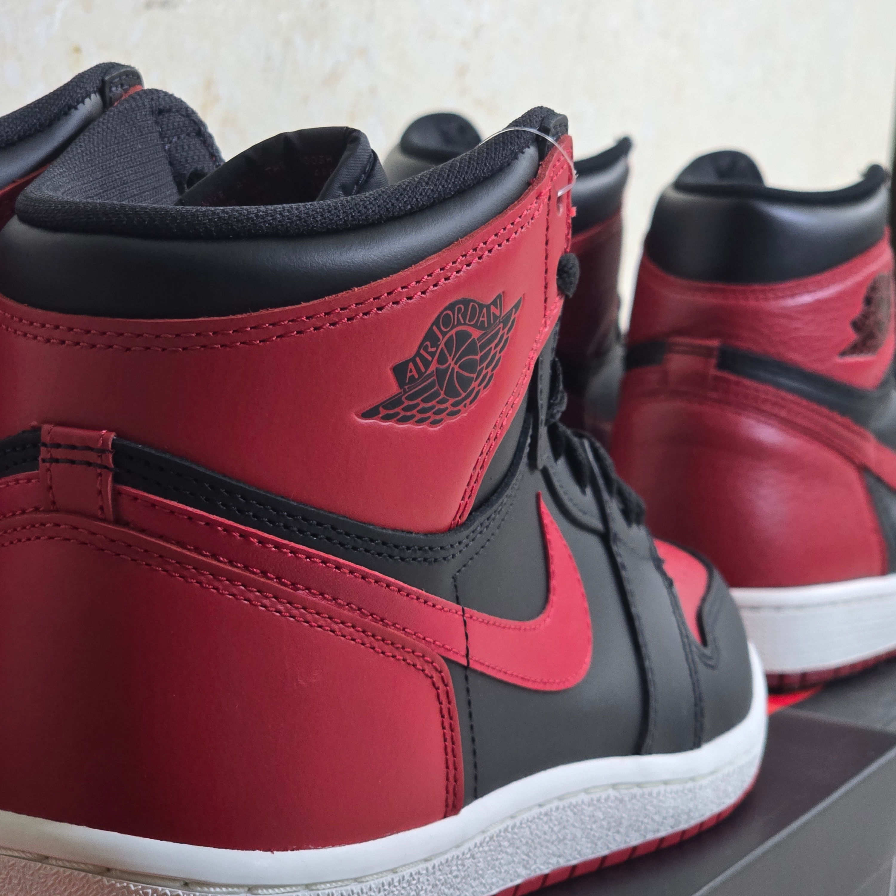 Jordan 1 High 85 Bred, Jordan 1 Retro High OG Bred Banned 2016 착용 스타일 - 3