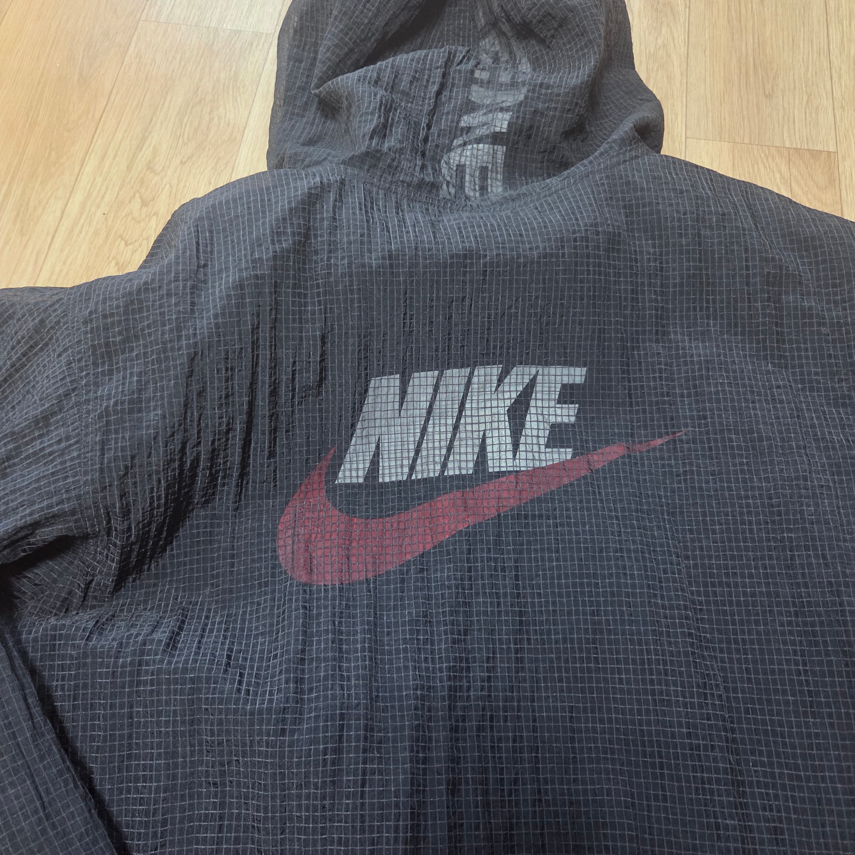 Supreme x Nike Jewel Reversible Ripstop Anorak Black - 20FW 착용 스타일 - 3