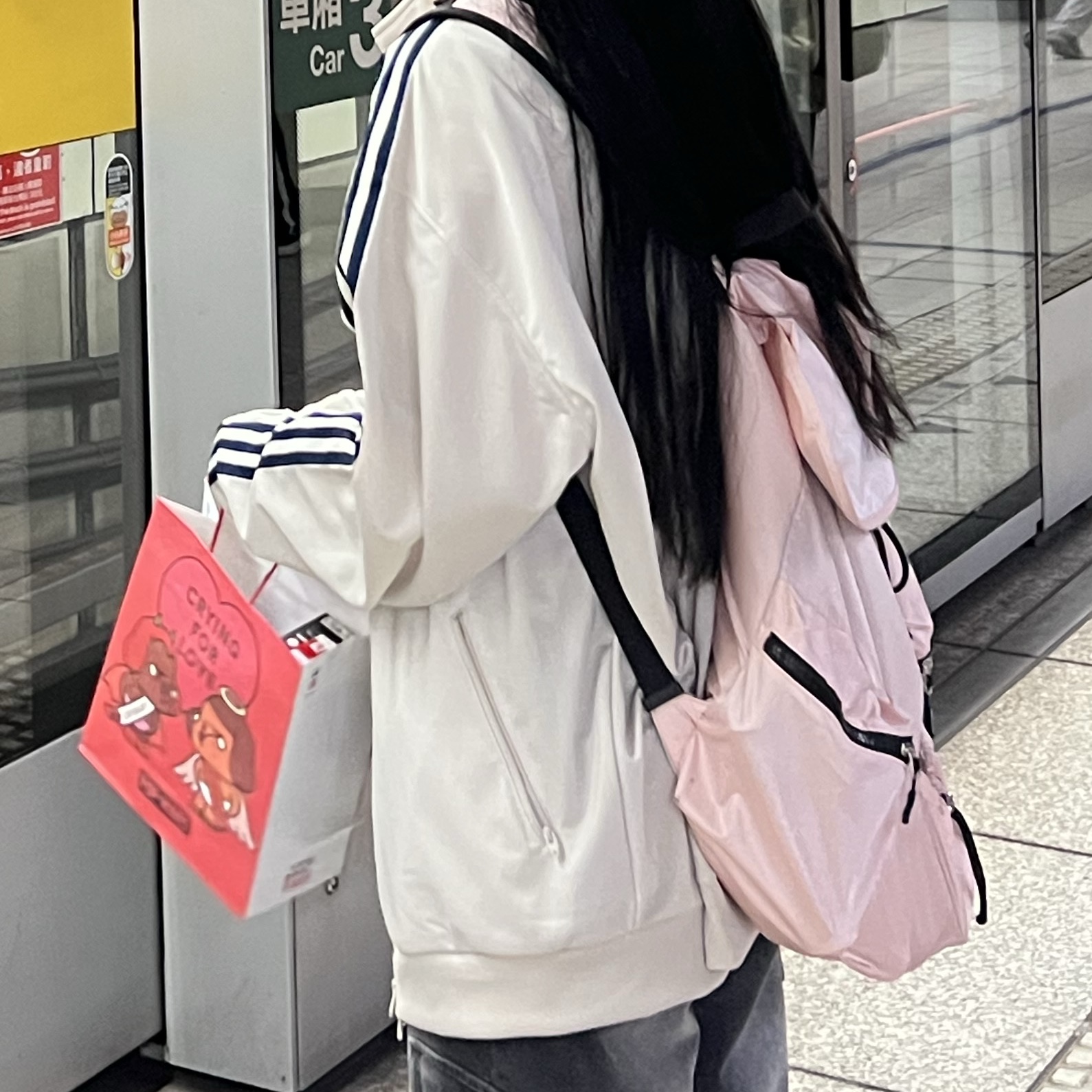 Adidas Originals Beckenbauer Track Top Bliss - KR Sizing 착용 스타일