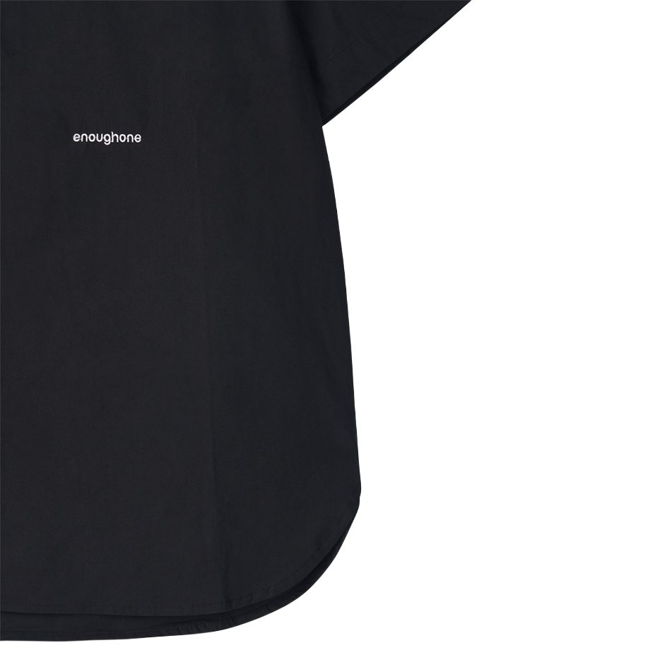 이너프원 버튼업 셔츠 블랙(EnoughOne Button-Up Shirts Black) - 5