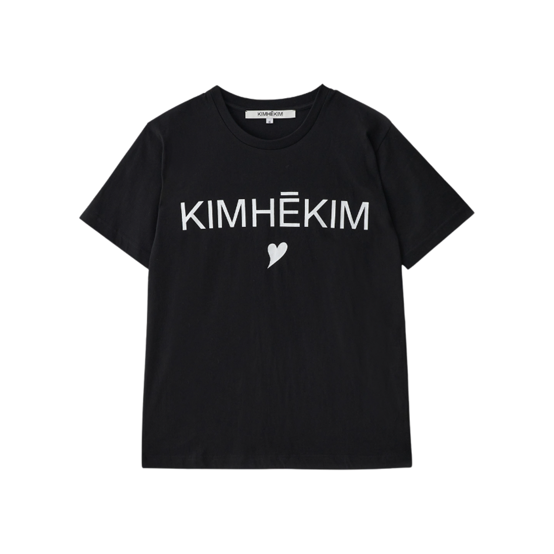 김해김 하트 티셔츠 블랙(KIMHEKIM Heart T-Shirt Black)