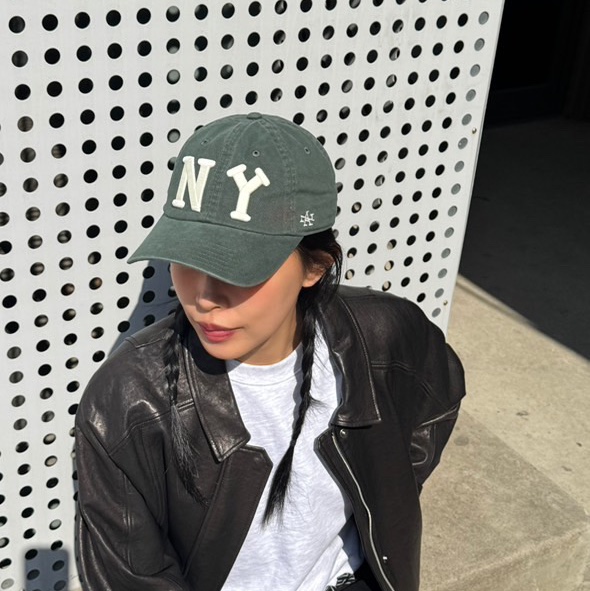 American Needle Archive NY Black Ykees NL Dark Green 착용 스타일 - 5
