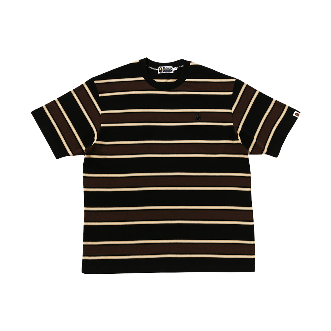 - BAPE One Point Strip Relaxed Fit T-Shirt Black