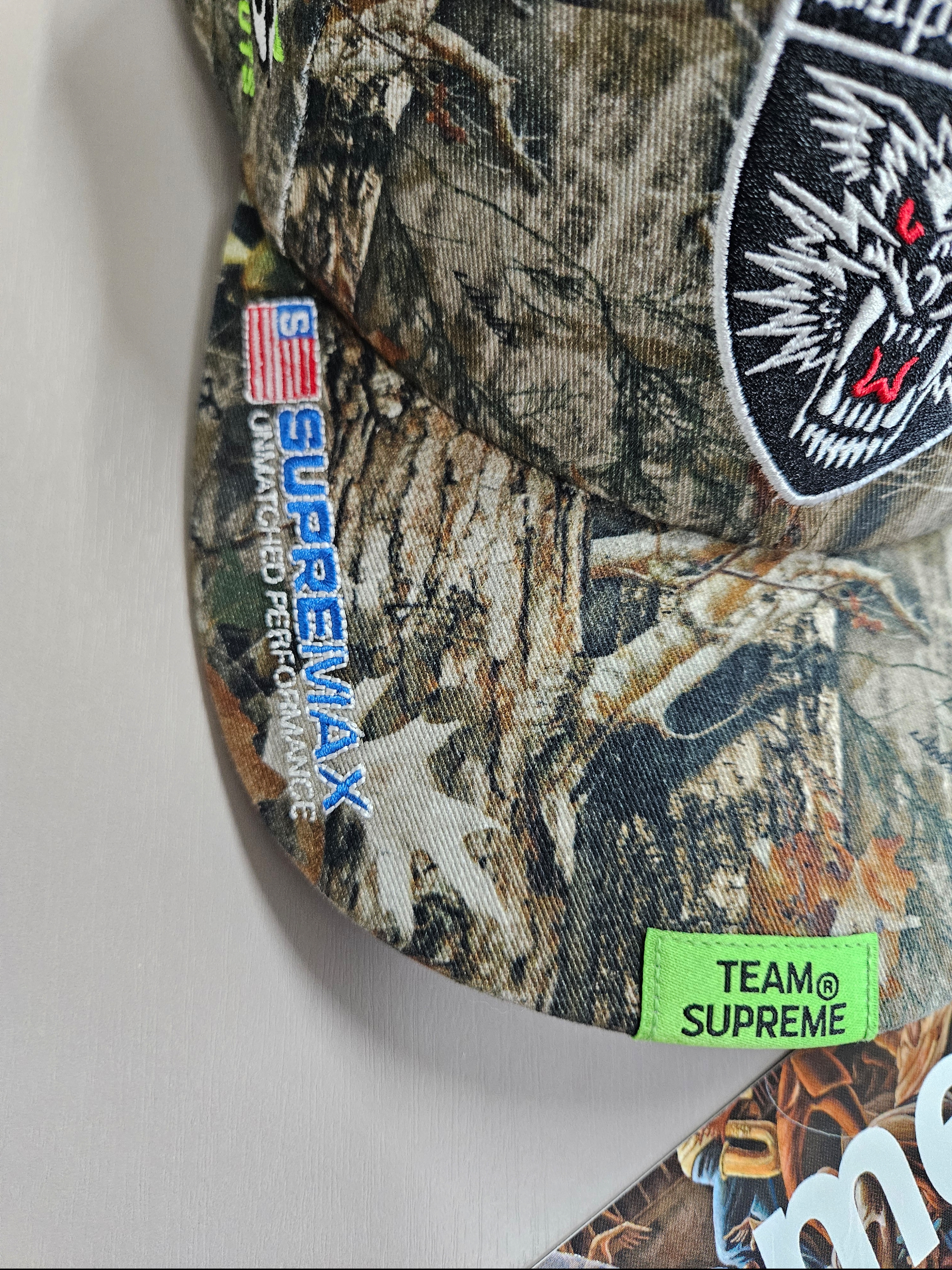 Supreme Racing Team 6-Panel Truetimber Kanati Camo - 25SS 착용 스타일 - 2