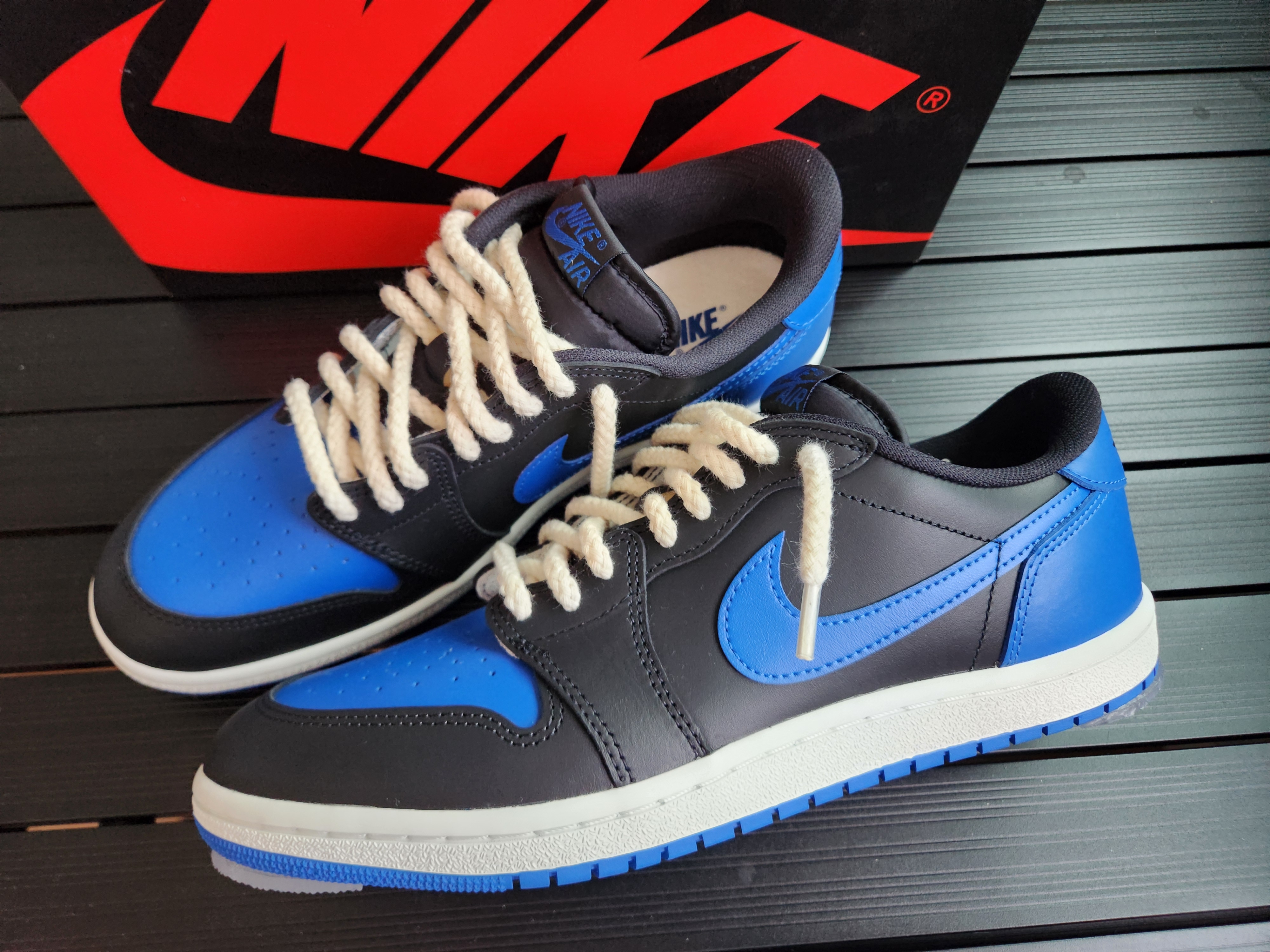 Jordan 1 Low 85 Royal 착용 스타일 - 2