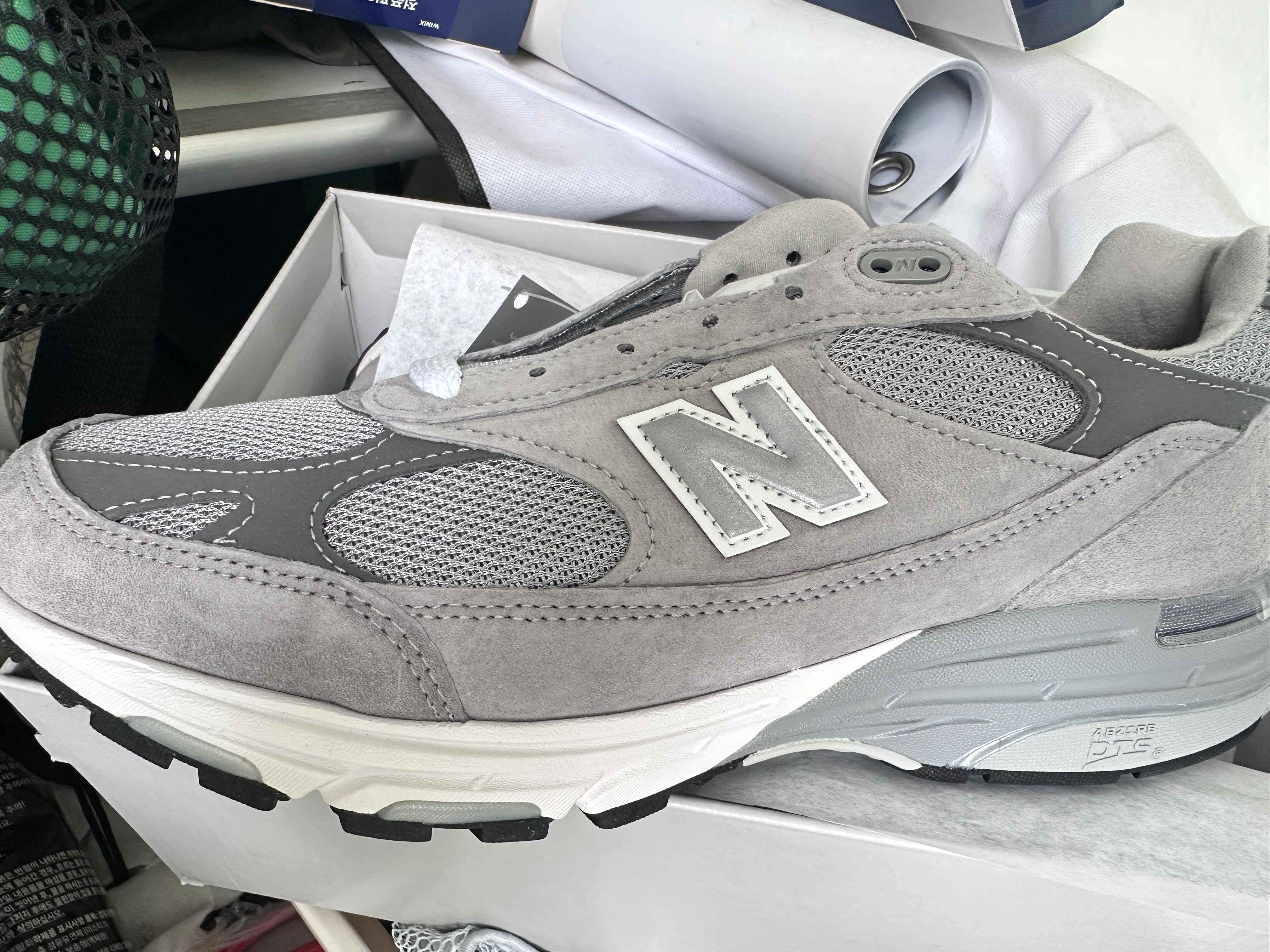 New Balance 993 Made in USA Grey - D Standard 착용 스타일