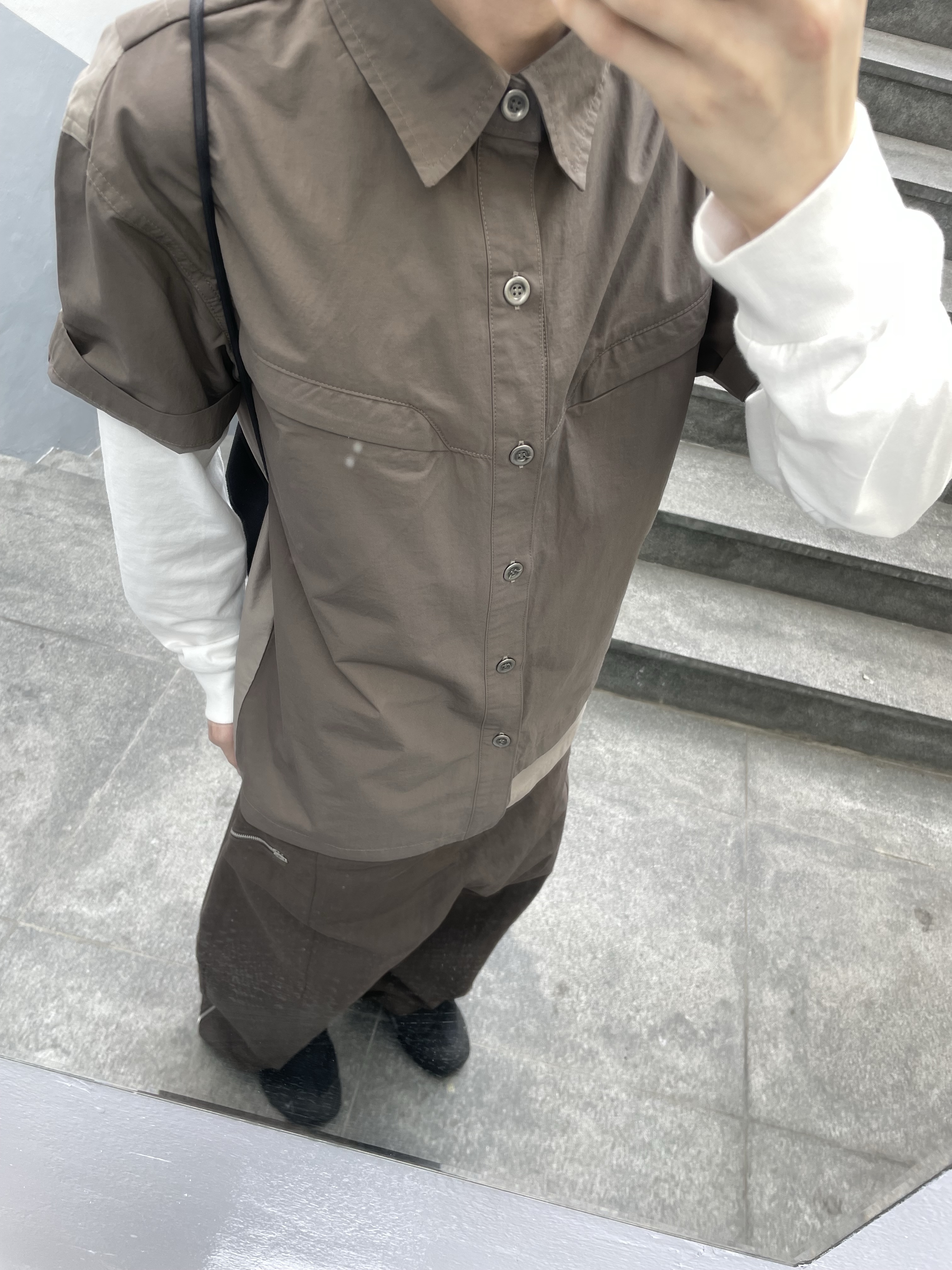 noun Utility Cargo Pants Khaki Brown, Roa Hiking Minaar Black 착용 스타일 - 5