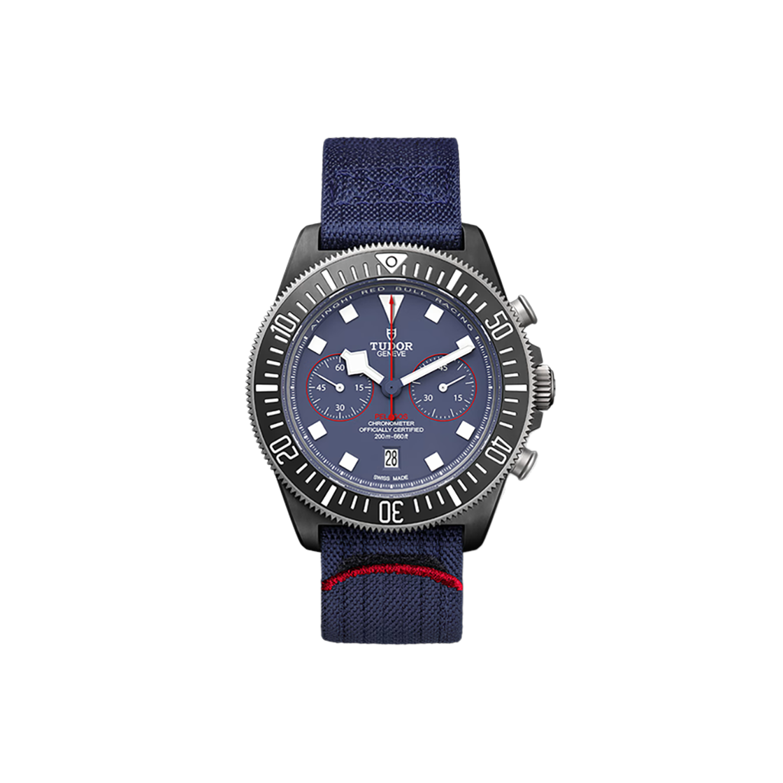 튜더 펠라고스 FXD 크로노그래프 43-M25807KN 블루 도트