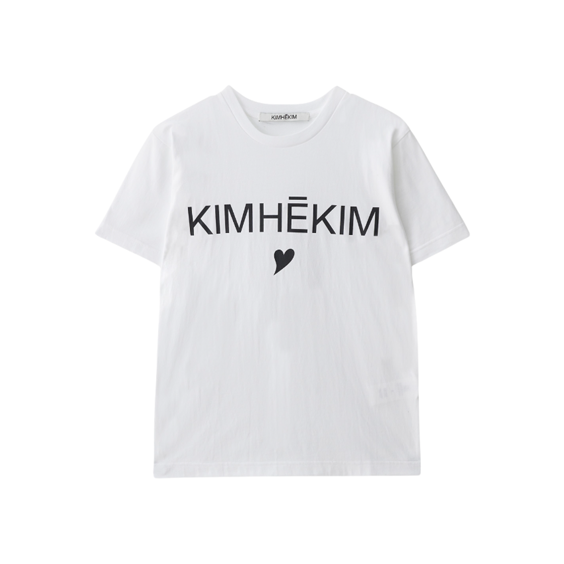 김해김 하트 티셔츠 화이트(KIMHEKIM Heart T-Shirt White)