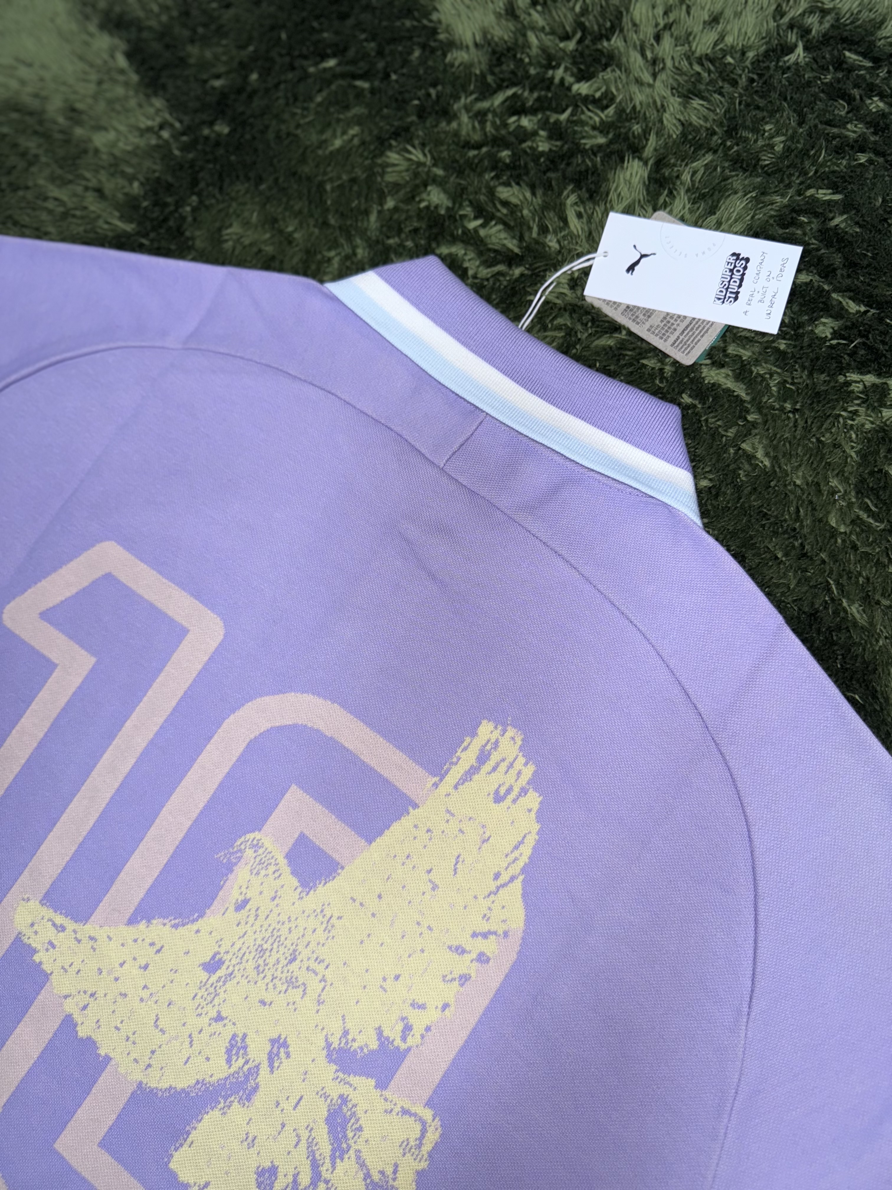 Puma x KidSuper Knitted Jersey Vivid Violet 착용 스타일 - 7