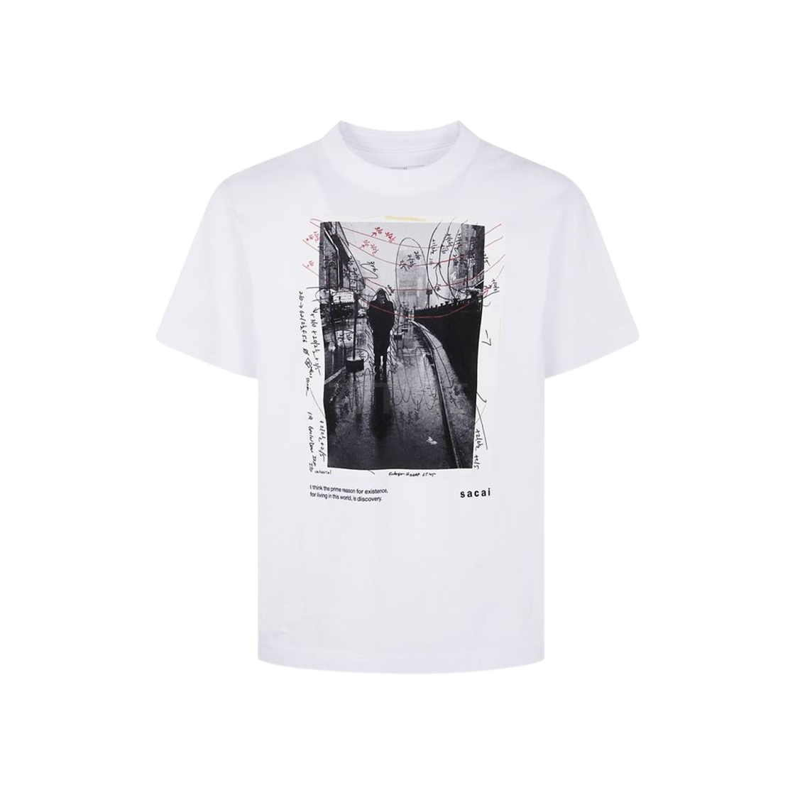 사카이 제임스 딘 티셔츠 화이트(Sacai James Dean T-Shirt White)