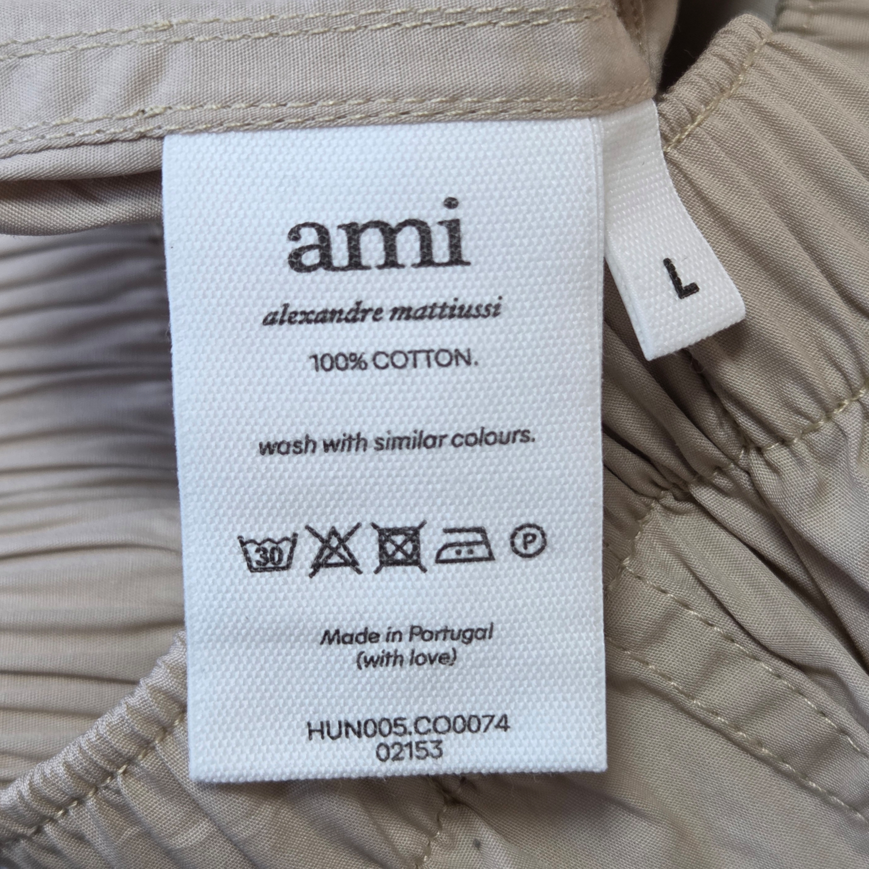 AMI de Coeur Logo Boxer Shorts Light Beige 착용 스타일 - 3