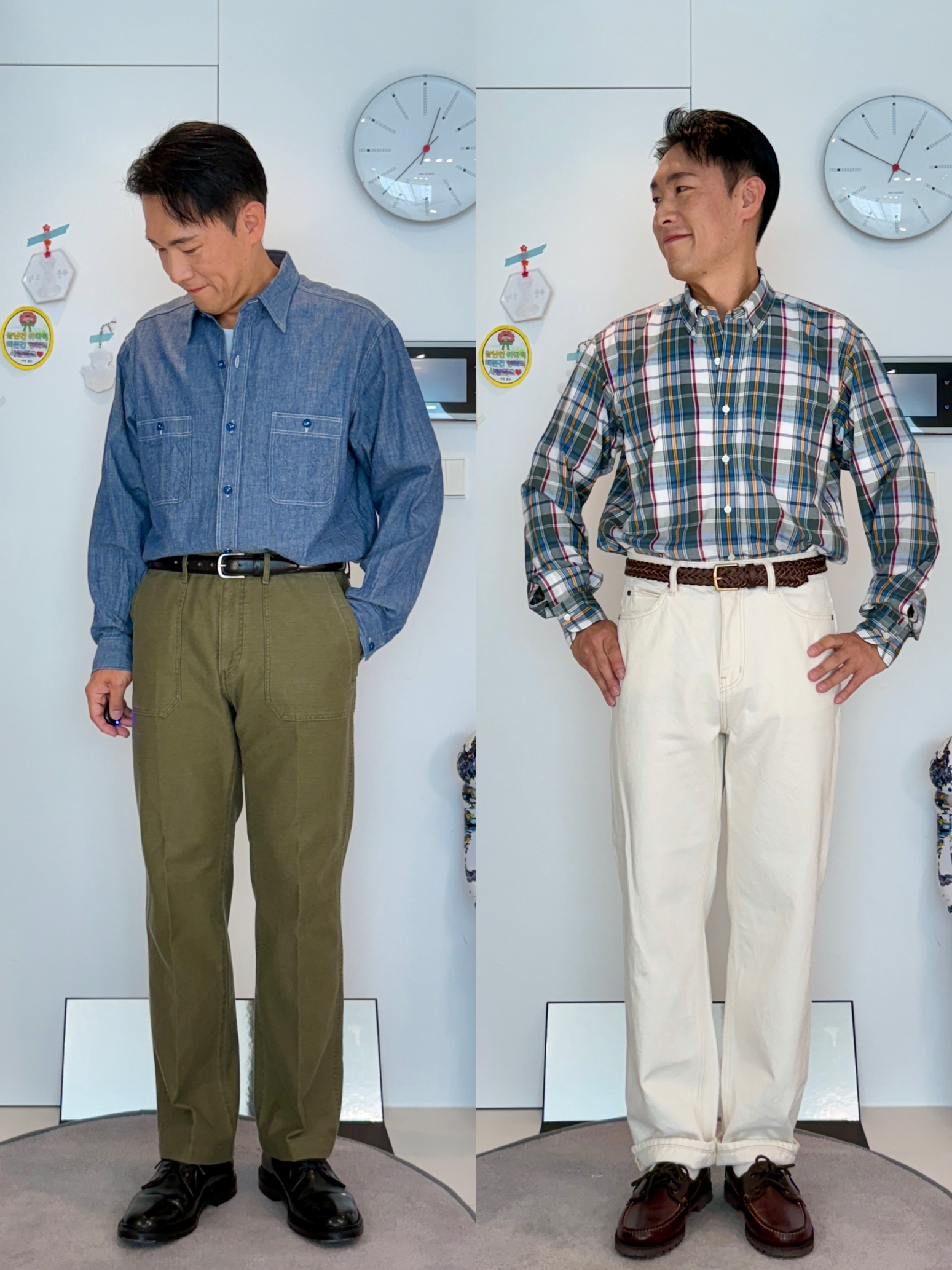 New Balance 990v1 Made in USA Navy, Alden 9901 Cordovan Plain Toe Blucher Oxford Black - E 착용 스타일 - 10