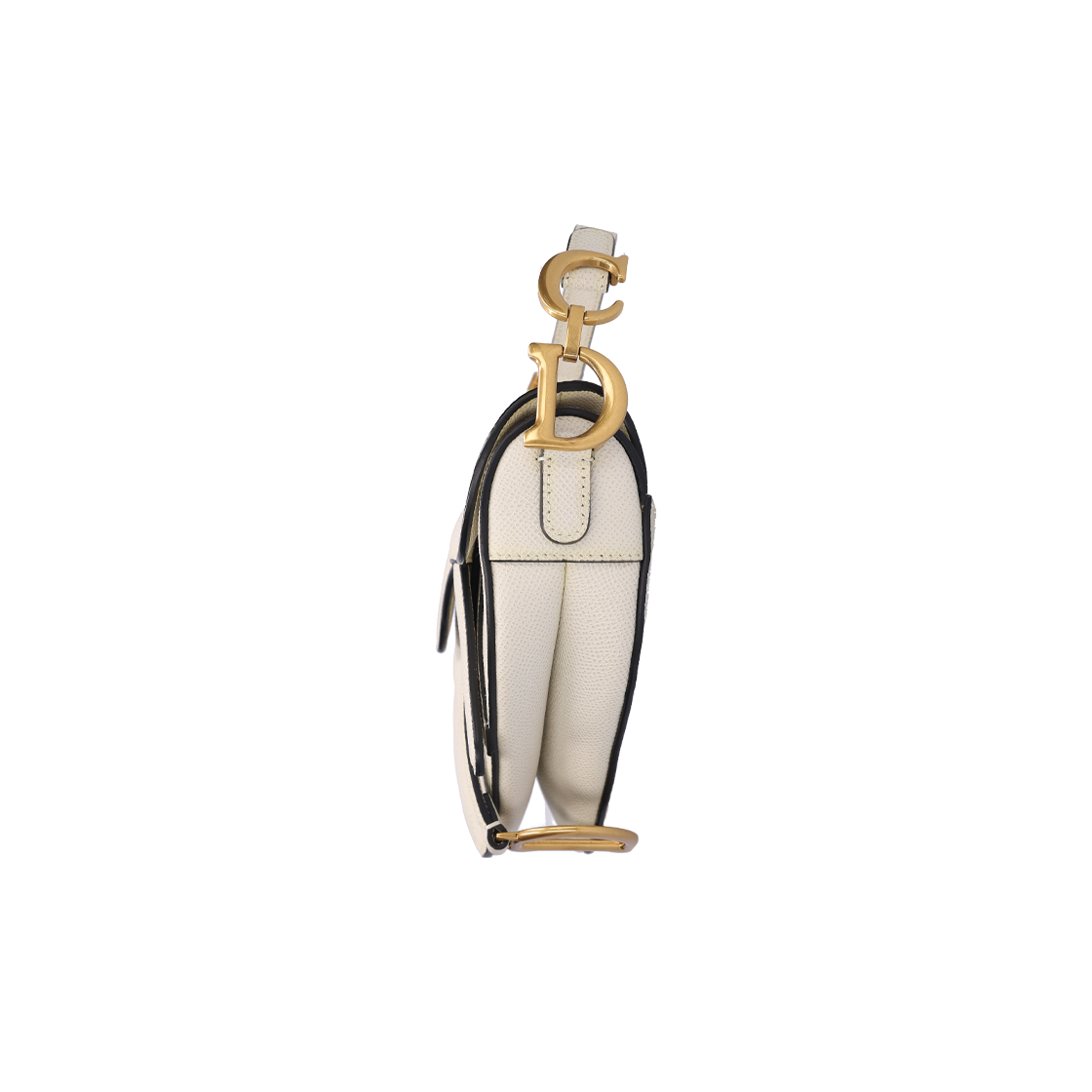 M0456CBAA Dior Mini Saddle Bag Calfskin Latte - #2