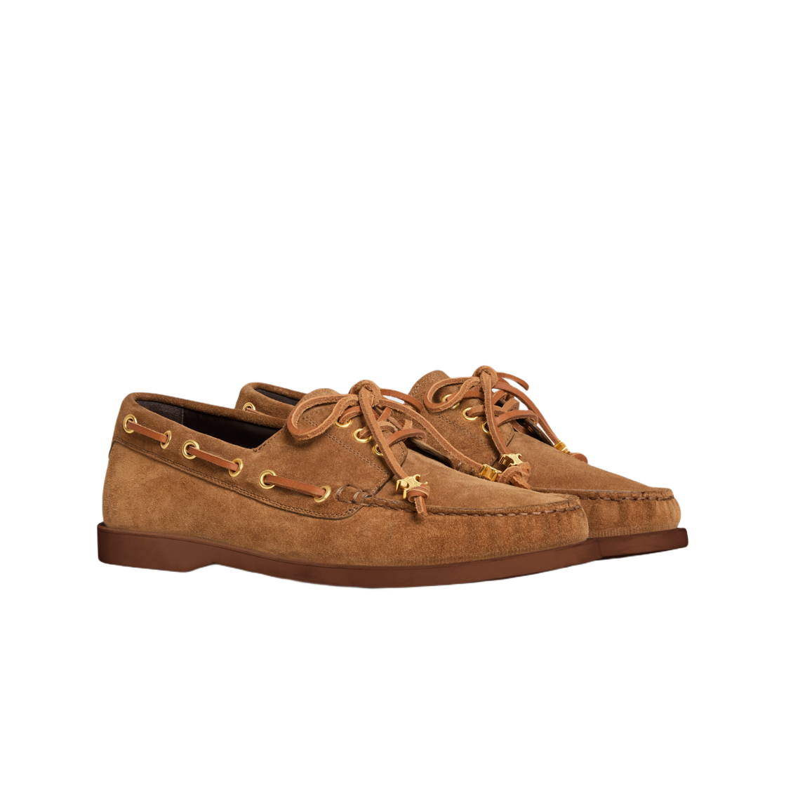 셀린느 바또 스웨이드 카프스킨 다크 하바나(Celine Bateau in Suede Calfskin Dark Havana) - 2