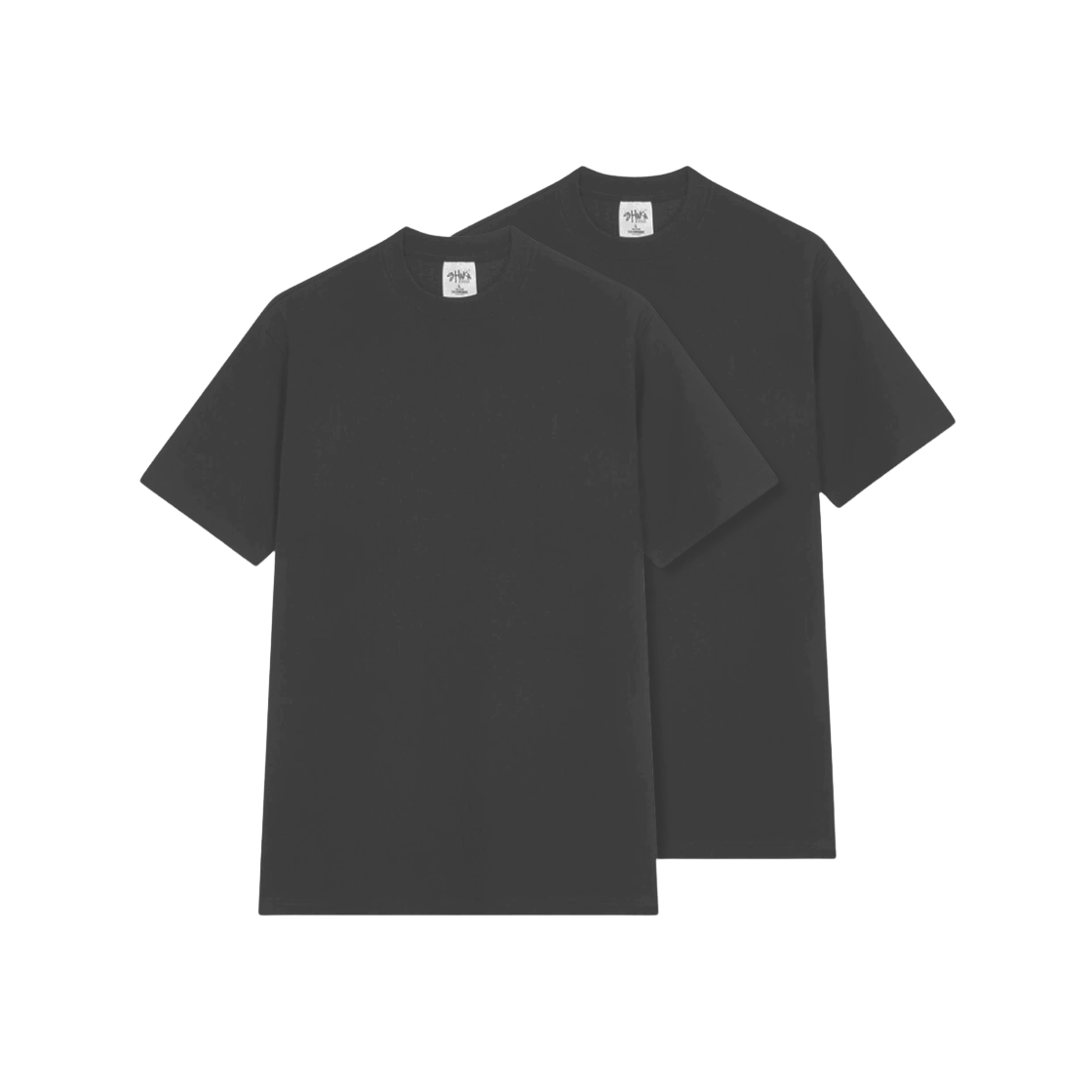 - Shaka Wear 7.5oz Max Heavyweight Short Sleeve T-Shirt Black (Bundle of 2)