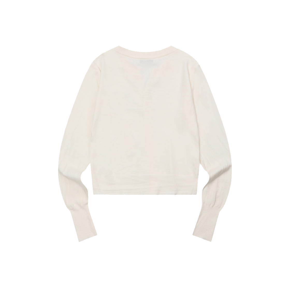 무센트 마레 7 버튼 크롭 헨리넥 가디건 아이보리(MUCENT Marais 7 Button Crop Henry Neck Cardigan Ivory) - 2