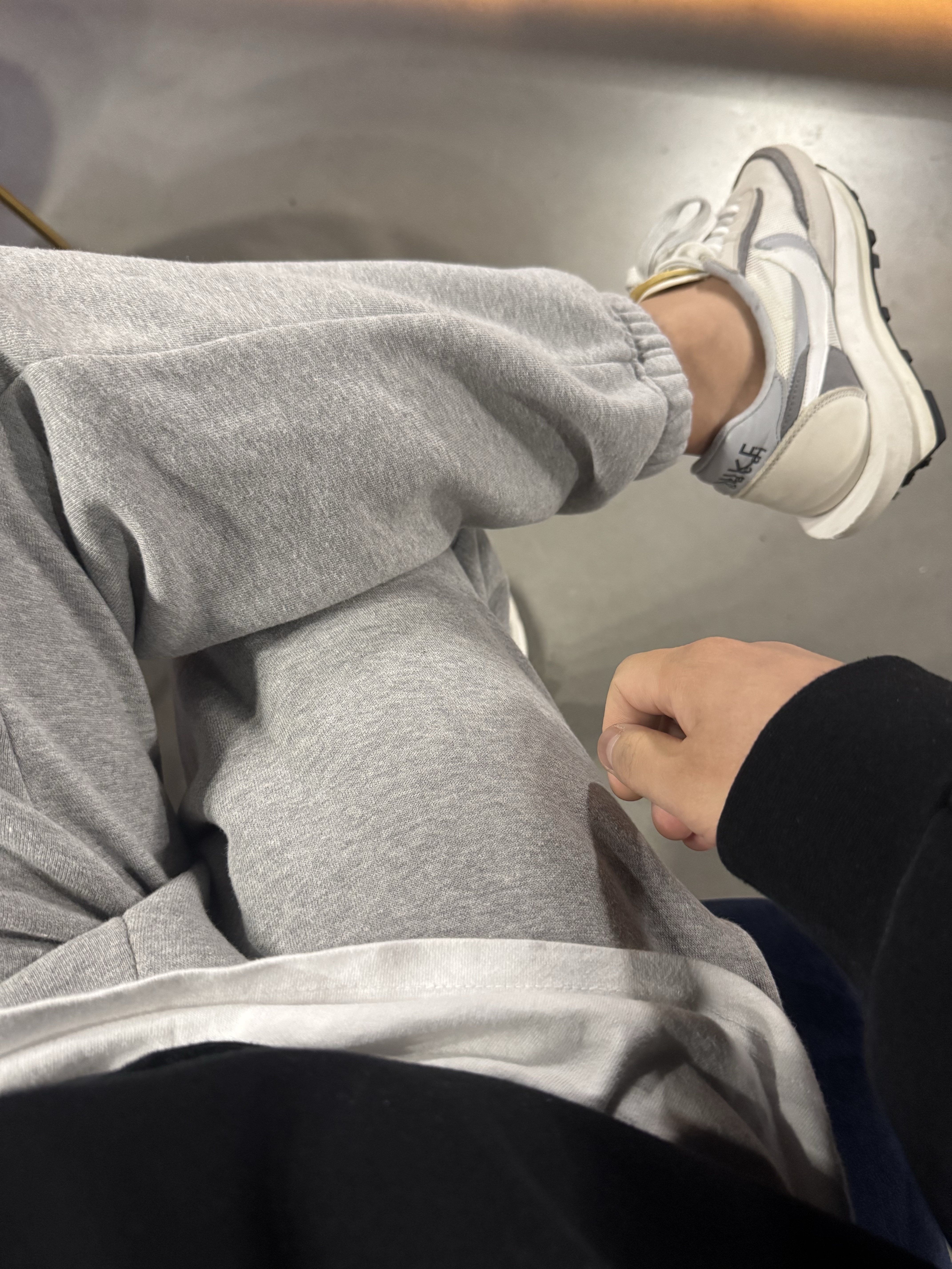 Nike x Sacai LDWaffle Summit White 착용 스타일