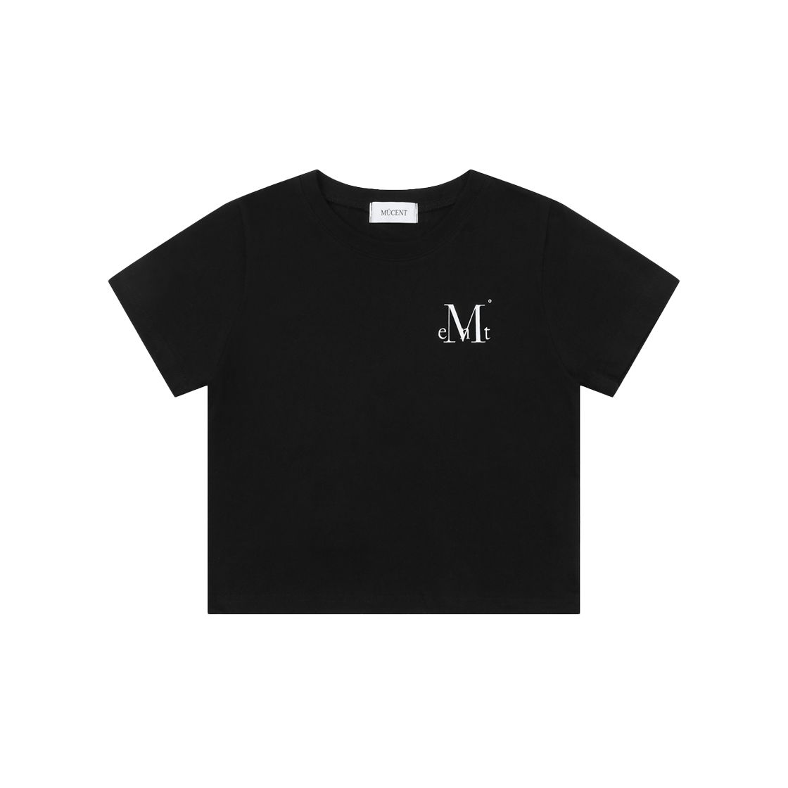 무센트 슬로건 반팔 티 블랙(MUCENT Slogan Half T Black) - 4