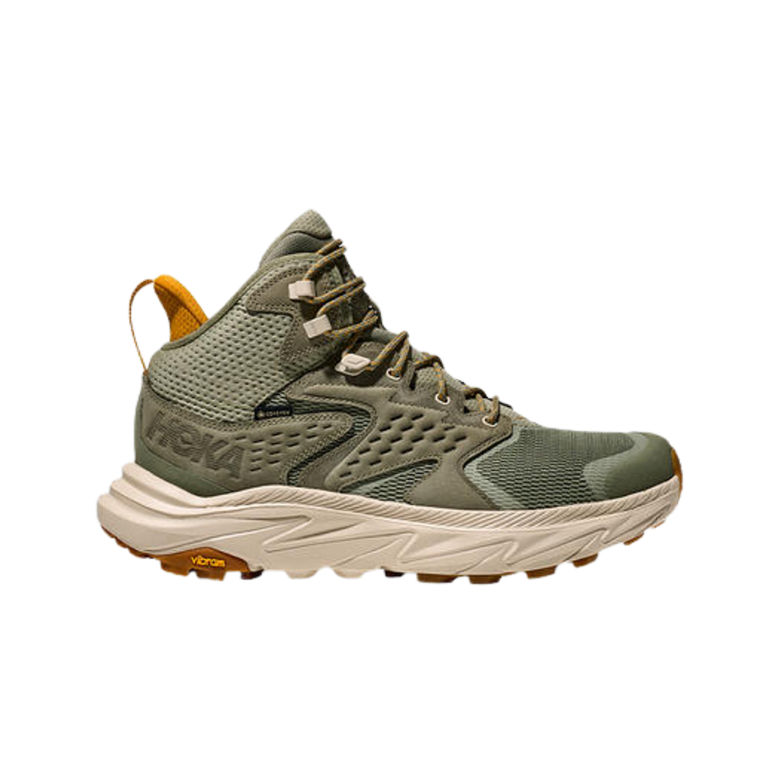 호카 아나카파 2 미드 GTX 씨 모스 오트 밀크 - 와이드(Hoka Anacapa 2 Mid GTX Sea Moss Oat Milk - Wide)