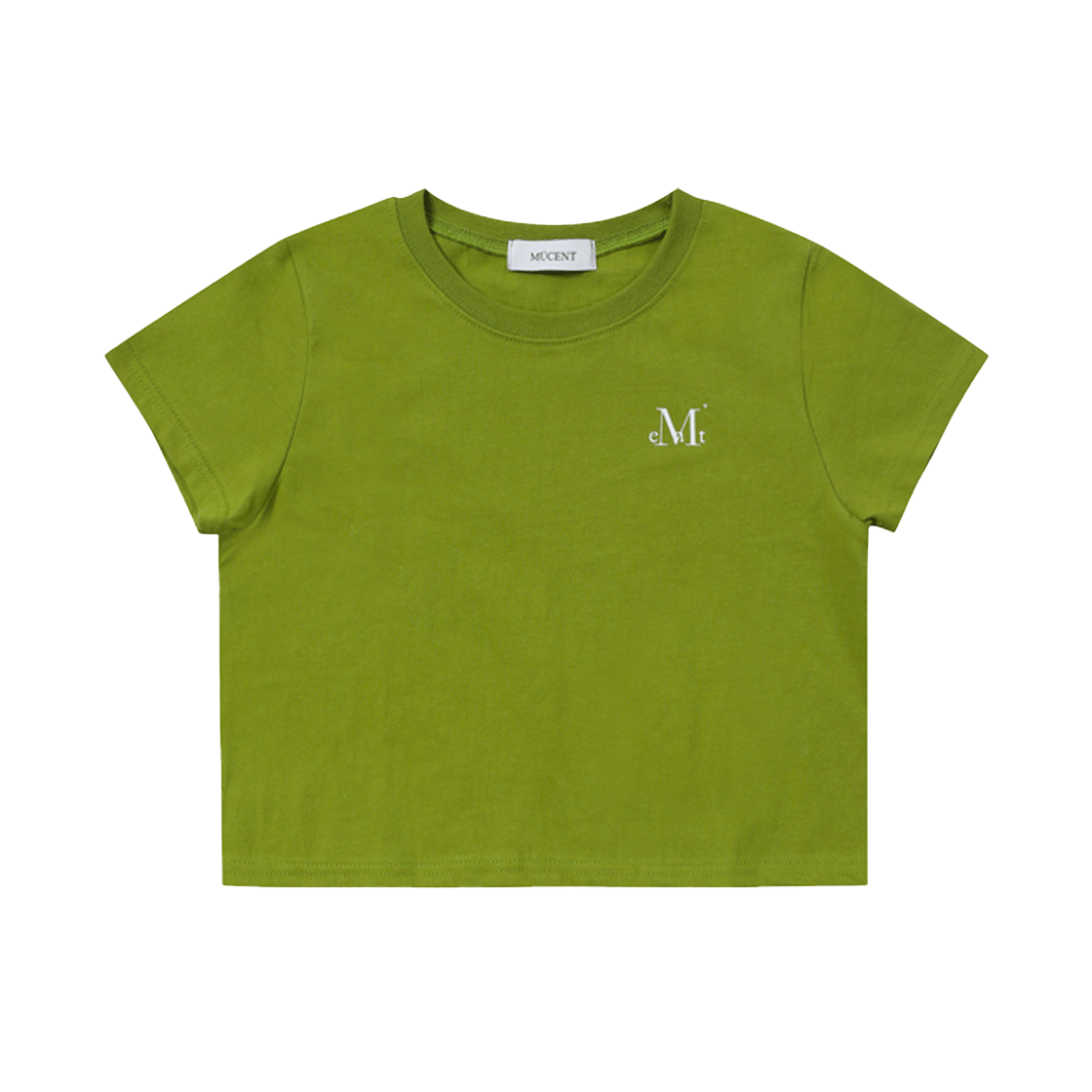 무센트 시그니처 백 라운드 원형 로고 반팔 티 올리브(MUCENT Signature Back Logo T Olive) - 2