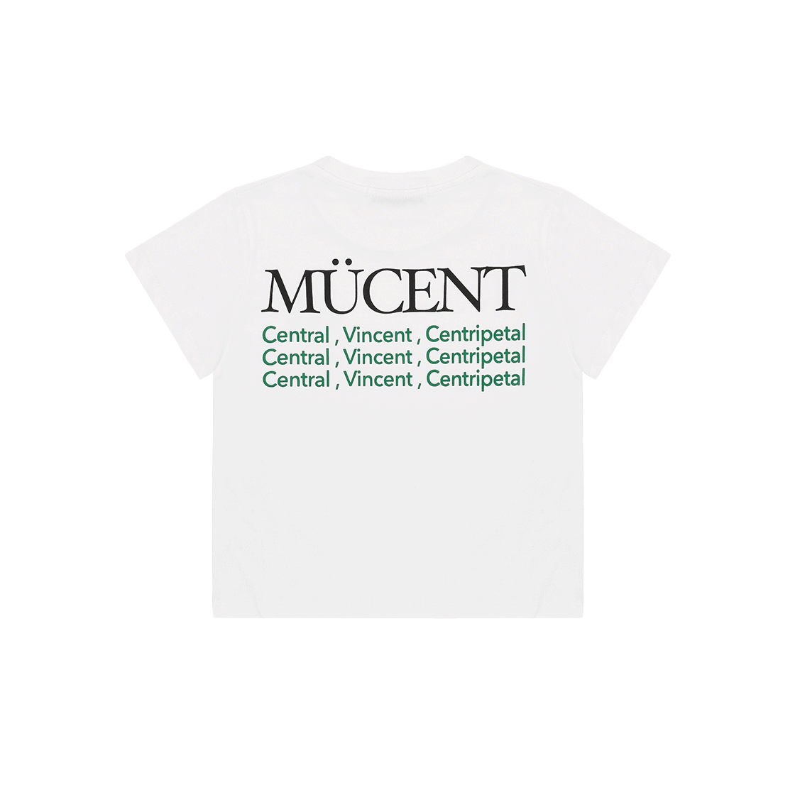 무센트 슬로건 반팔 티 화이트(MUCENT Slogan Half T White) - 3