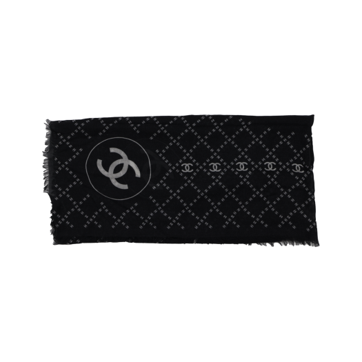 AA9055 Chanel Travel Muffler Black