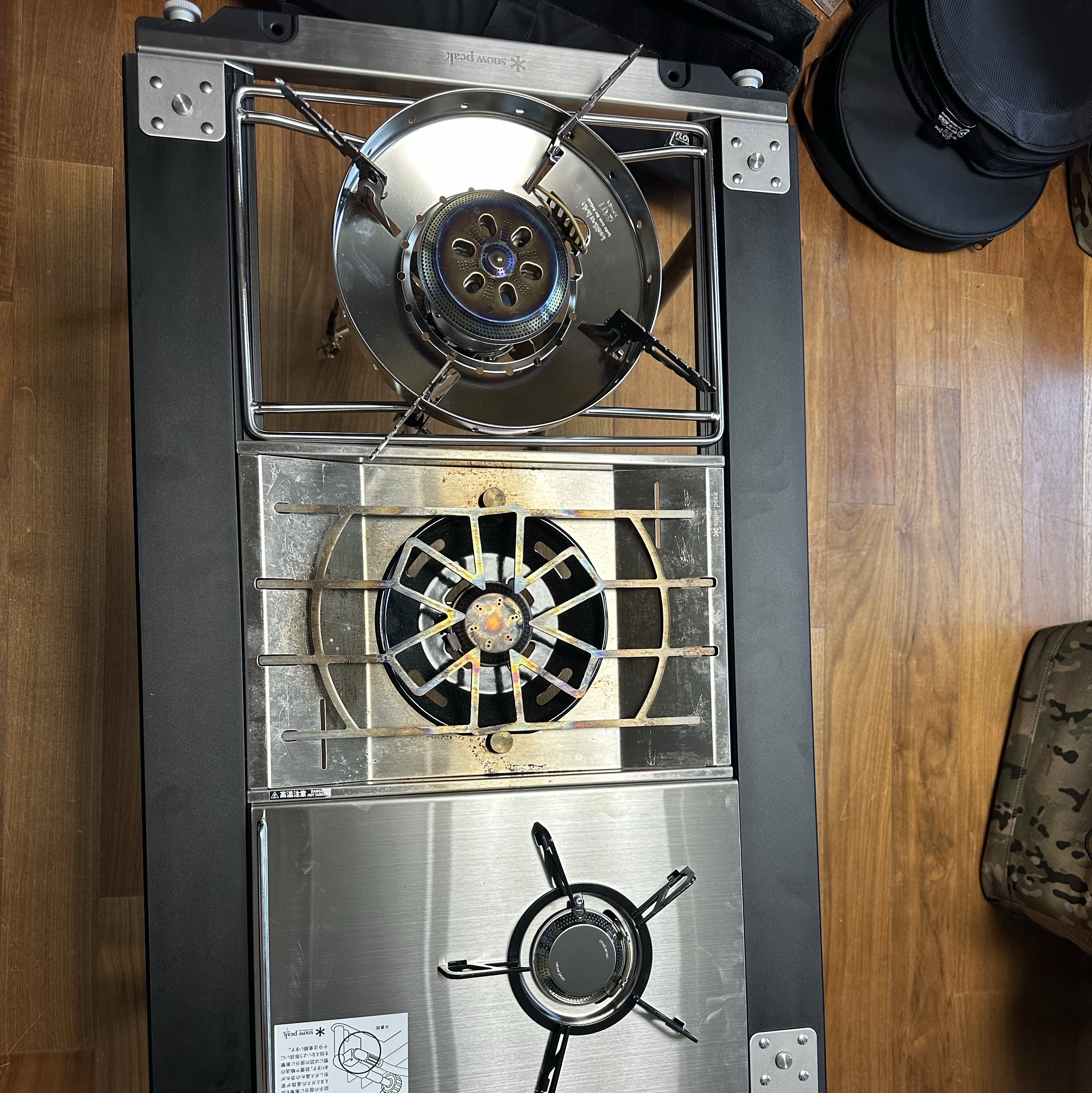 Snow Peak Giga Power Plate Burner LI (Korean Ver.) 착용 스타일