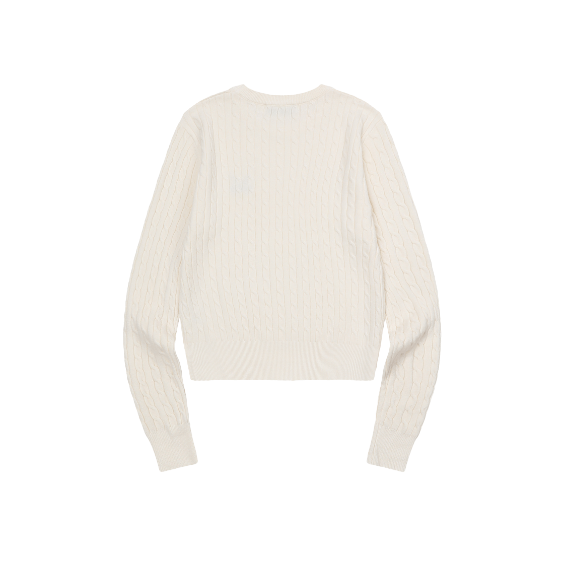 무센트 지미 라운드넥 크롭 니트 아이보리(MUCENT Jimmy R-Neck Crop Knit Ivory) - 2