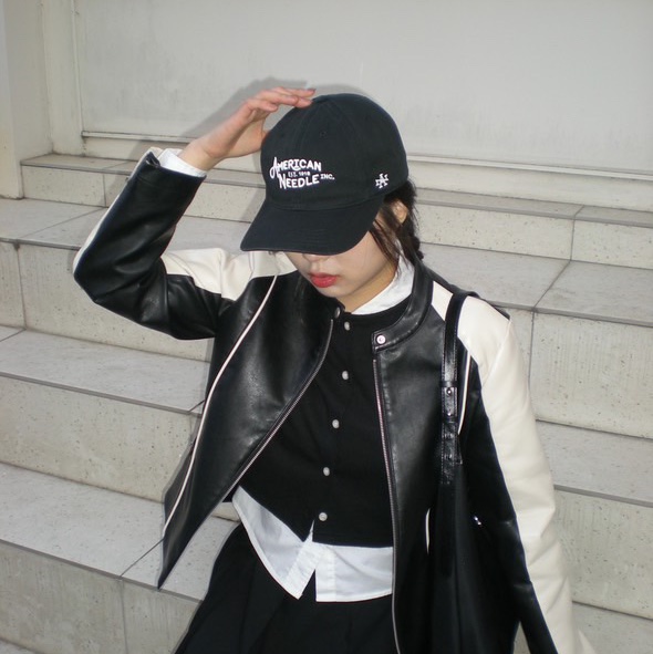 American Needle Hepcat American Needle Logo Black 착용 스타일 - 1