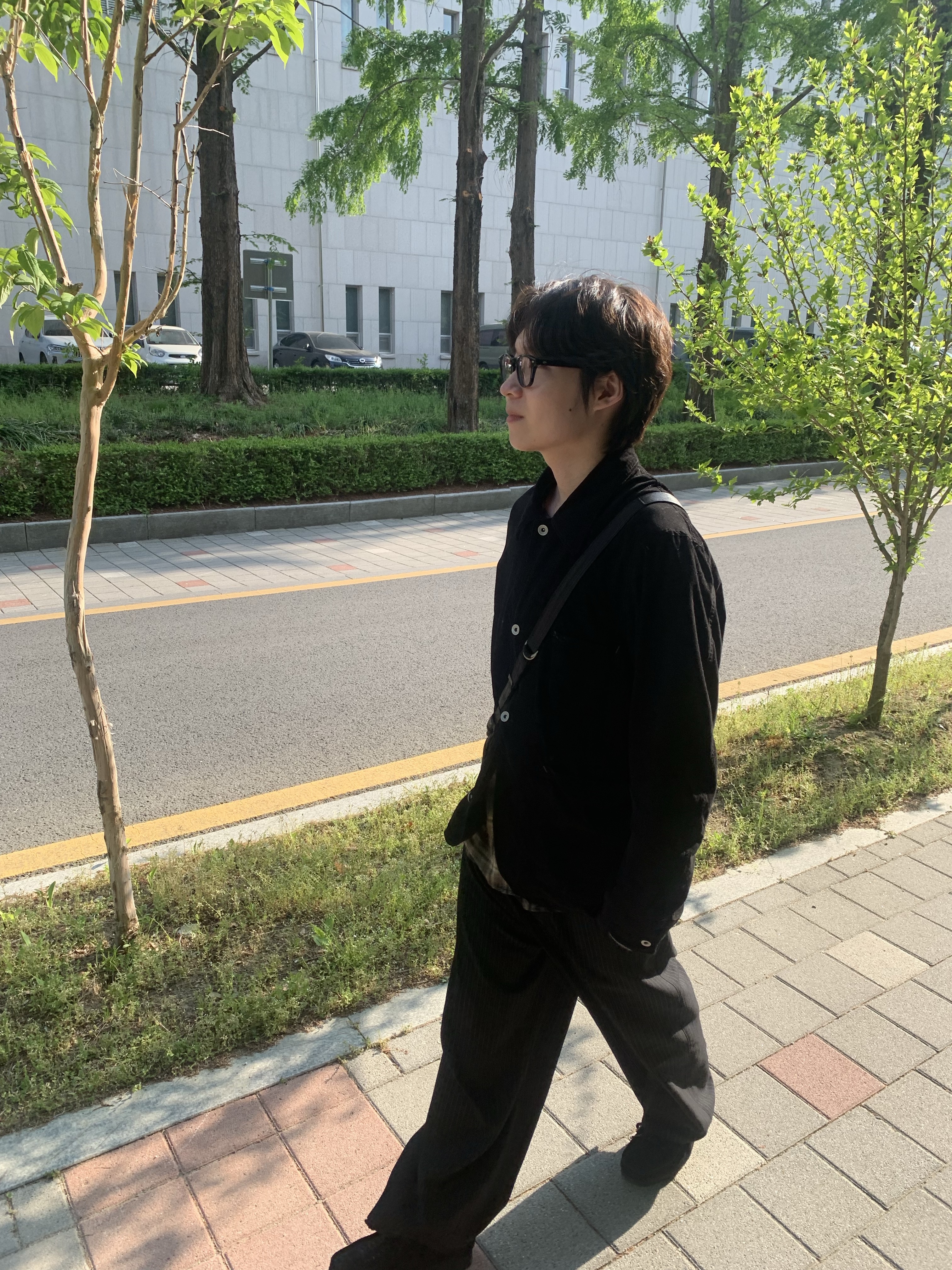 Polyteru Chore Jacket (Coverall Jacket) 23 ver. Black 착용 스타일