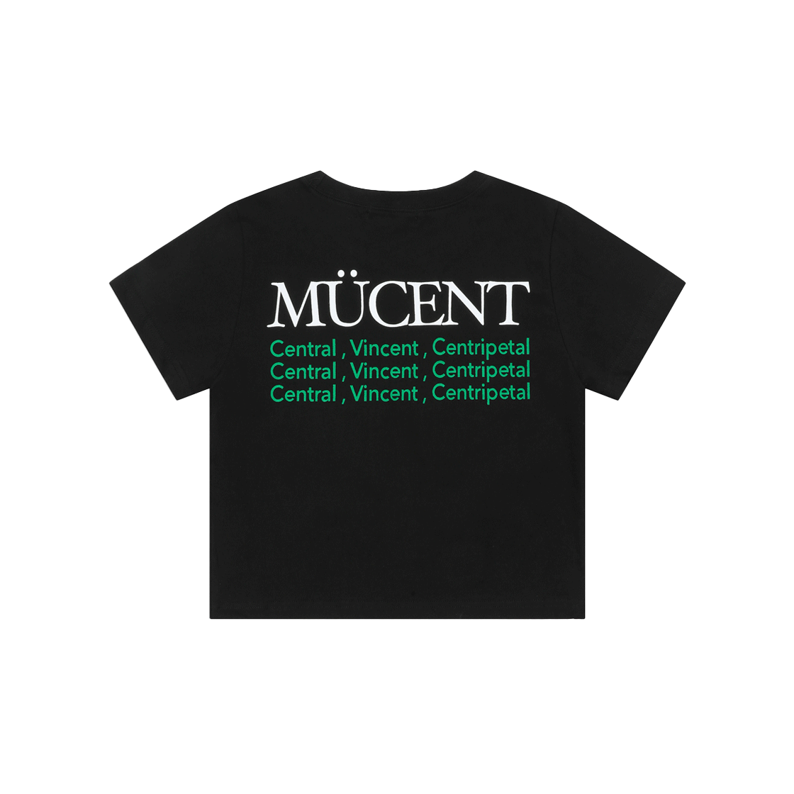 무센트 슬로건 반팔 티 블랙(MUCENT Slogan Half T Black) - 3