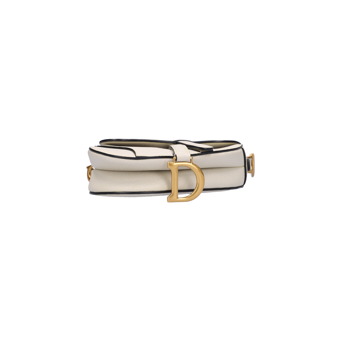 M0456CBAA Dior Mini Saddle Bag Calfskin Latte - #4