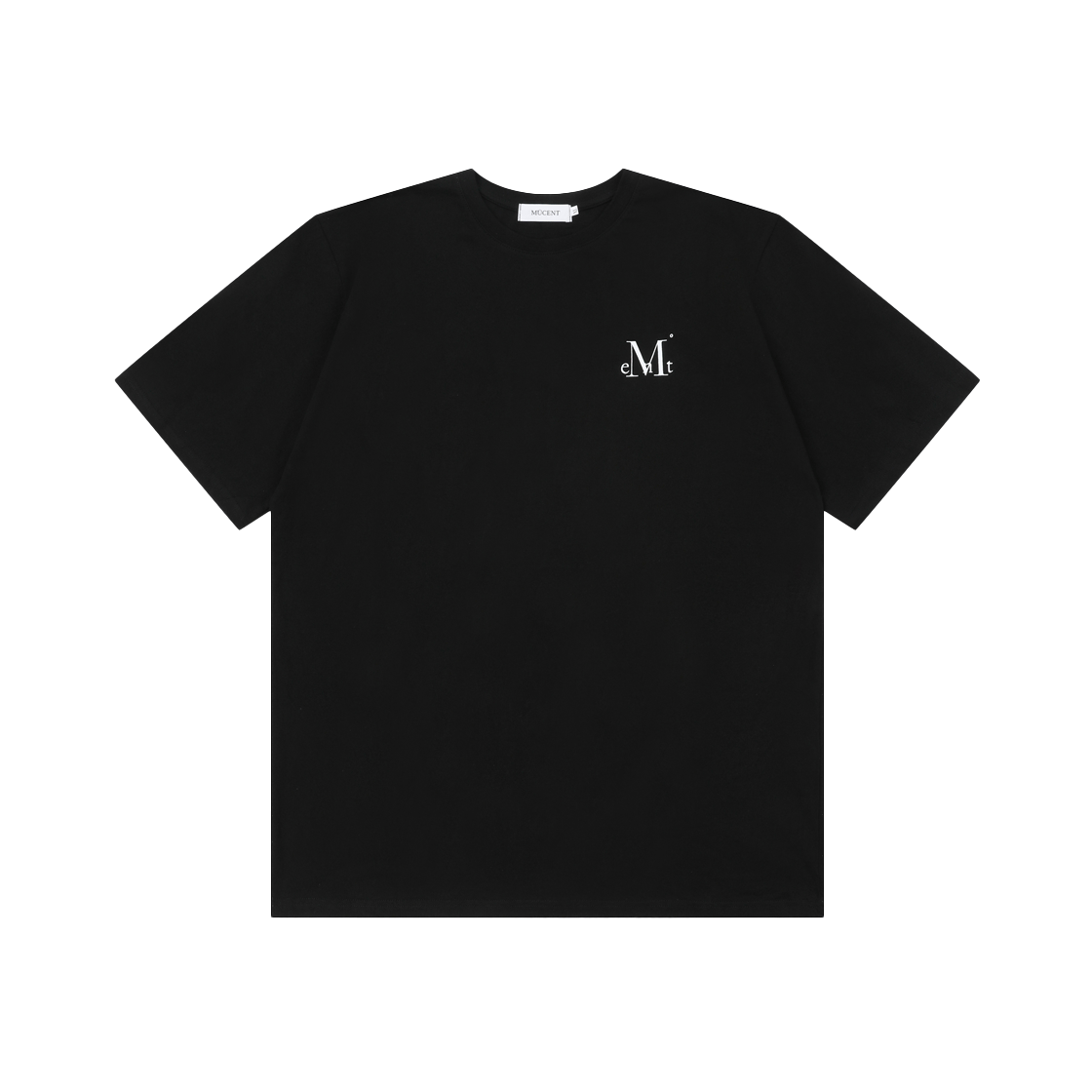 무센트 슬로건 반팔 티 블랙(MUCENT Slogan Half T Black) - 2