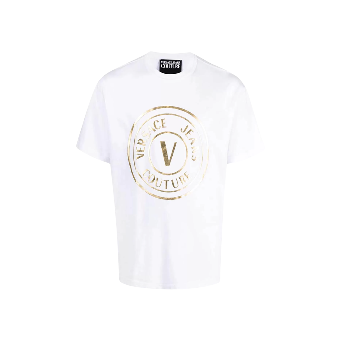 베르사체 진 꾸뛰르 티셔츠 화이트 골드(Versace Jeans Couture T-shirt White Gold)