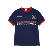Basketcase Computer Ringer Navy Red - 25SS