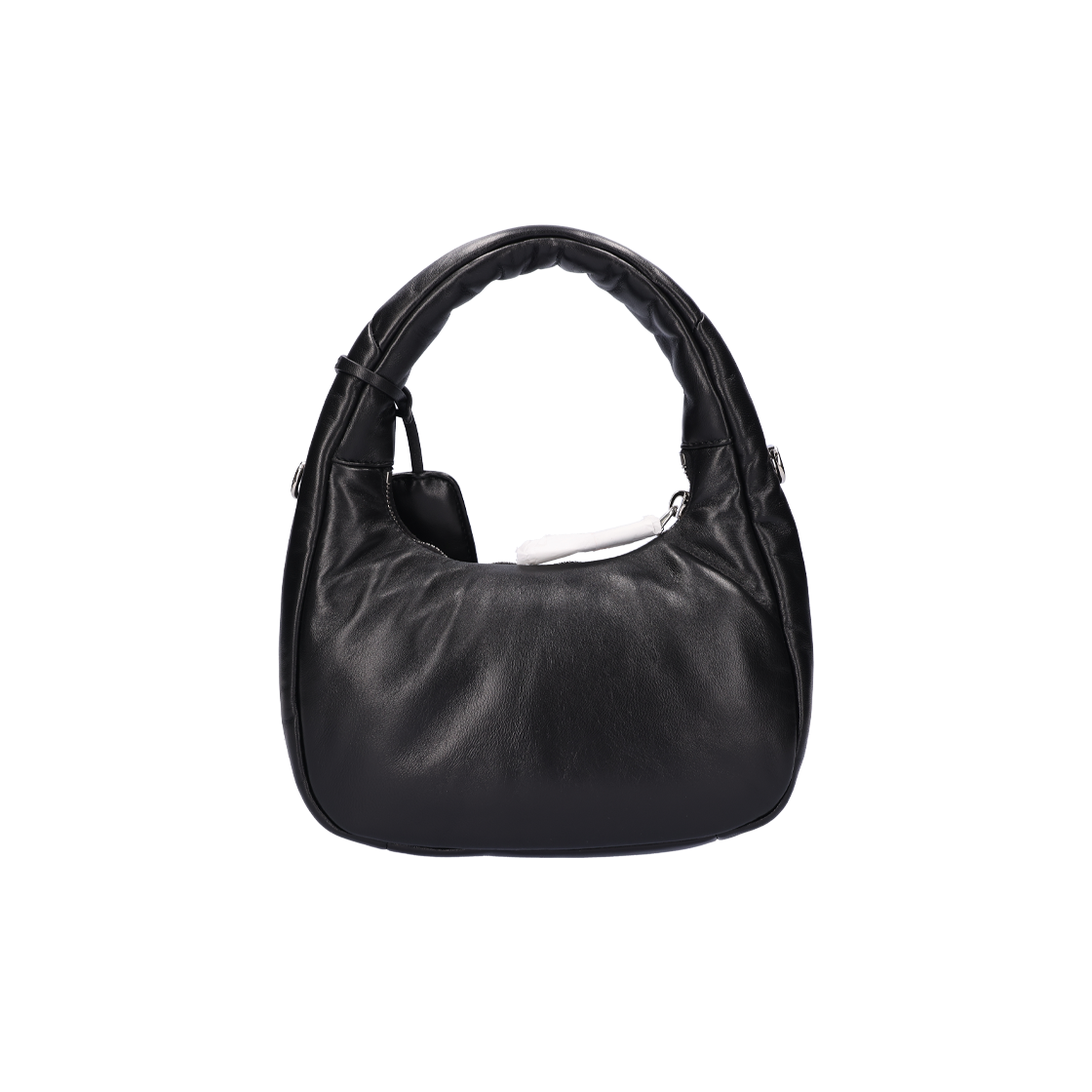 1BA384 Prada Soft Padded Nappa Leather Mini Bag Black - #3
