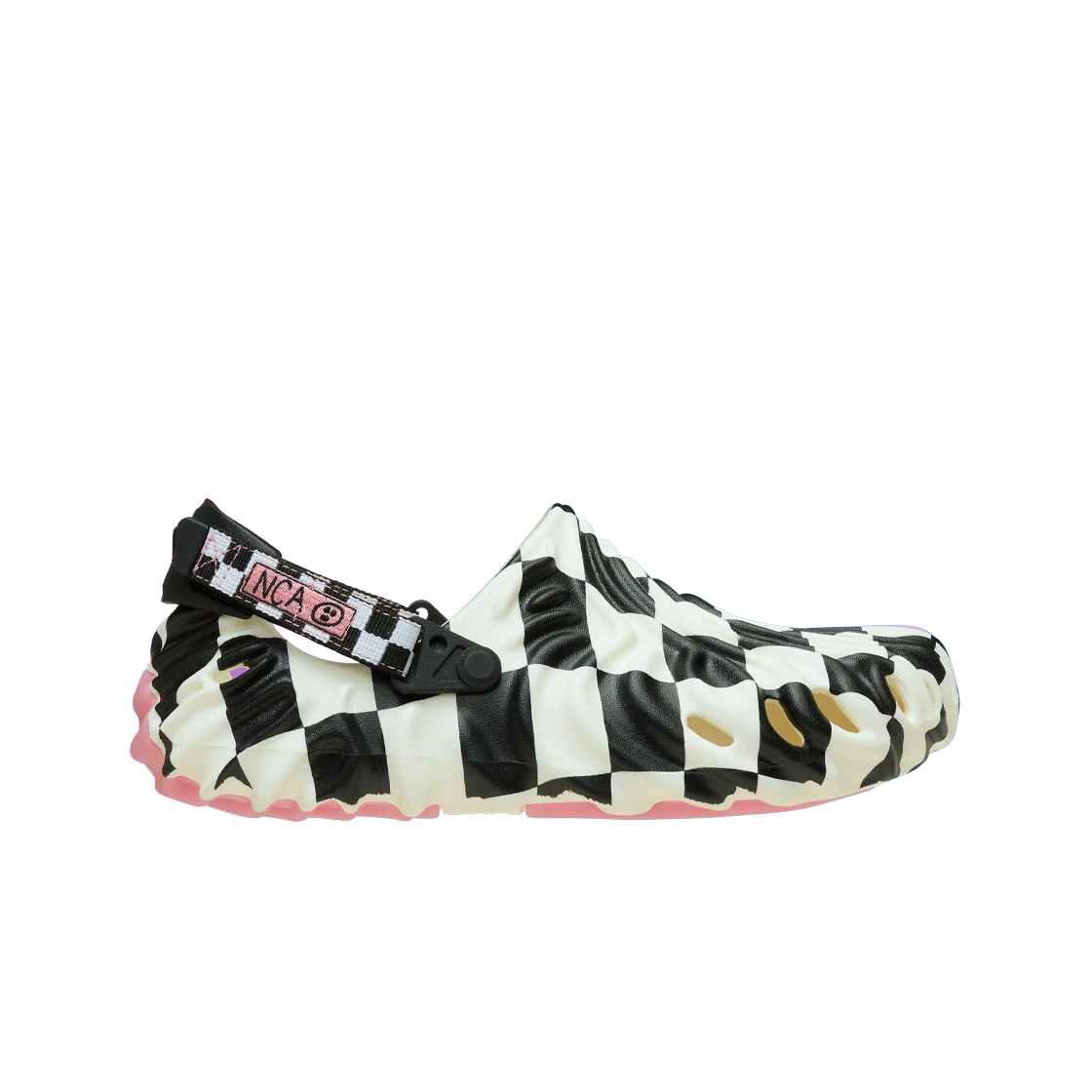 크록스 x 살레헤 벰버리 x 니나 샤넬 애브니 아트 프렌즈 떰즈 업 굿 잡 폴렉스 클로그 블랙 화이트(Crocs x Salehe Bembury x Nina Chanel Abney Art Friends Thumbs Up Good Job Pollex Clog Black White)