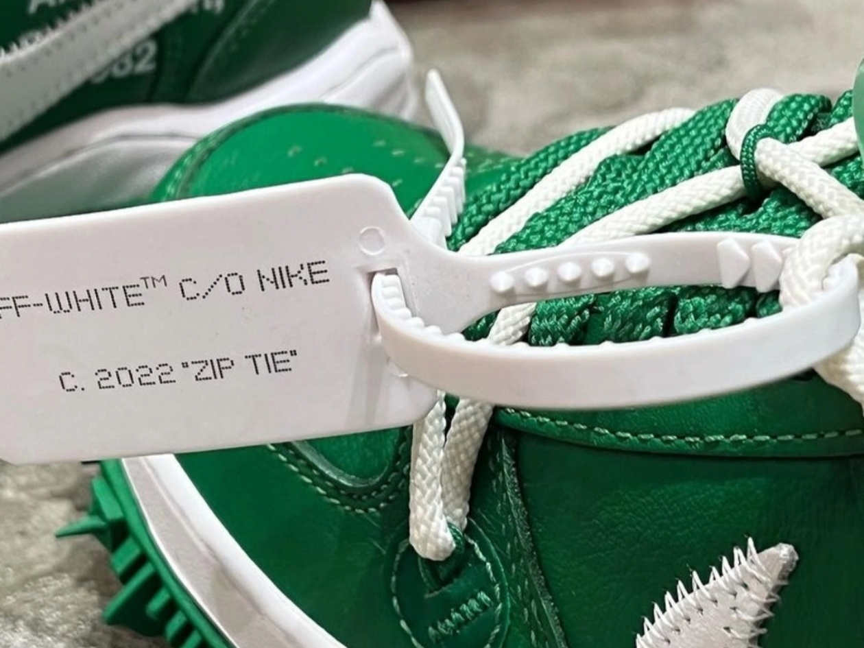 Nike x Off-White Air Force 1 Mid SP Leather Pine Green 착용 스타일 - 3