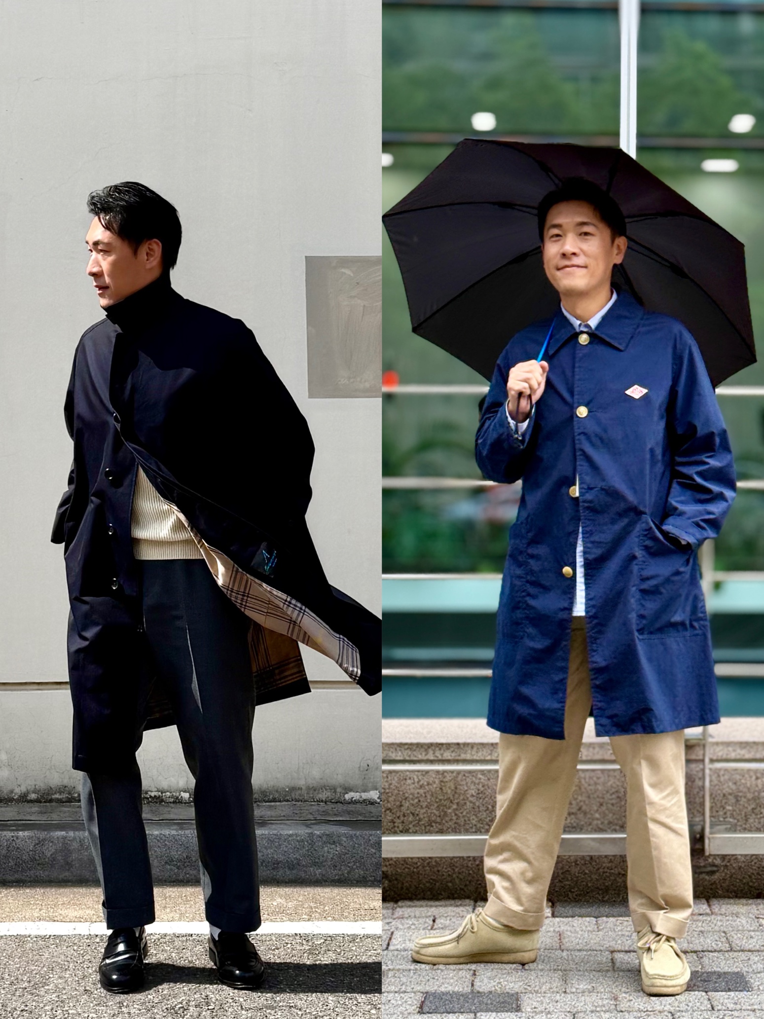 New Balance 990v1 Made in USA Navy, Alden 9901 Cordovan Plain Toe Blucher Oxford Black - E 착용 스타일 - 6