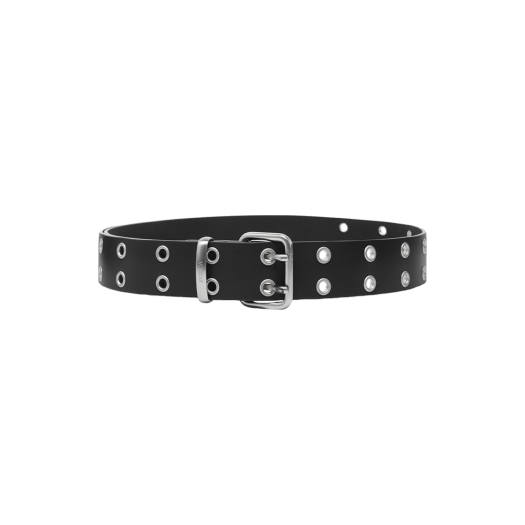 HVQSAAA802BKA Vonvat Half Eyelet Belt Black