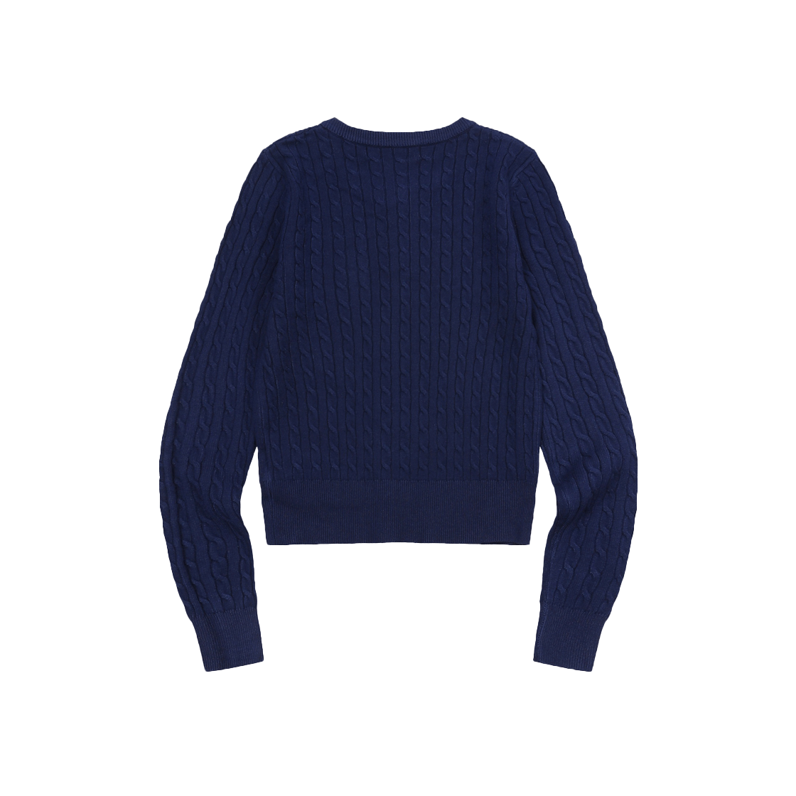 무센트 아디안 버튼 크롭 니트 가디건 네이비(MUCENT Adian Button Crop Knit Cardigan Navy) - 2