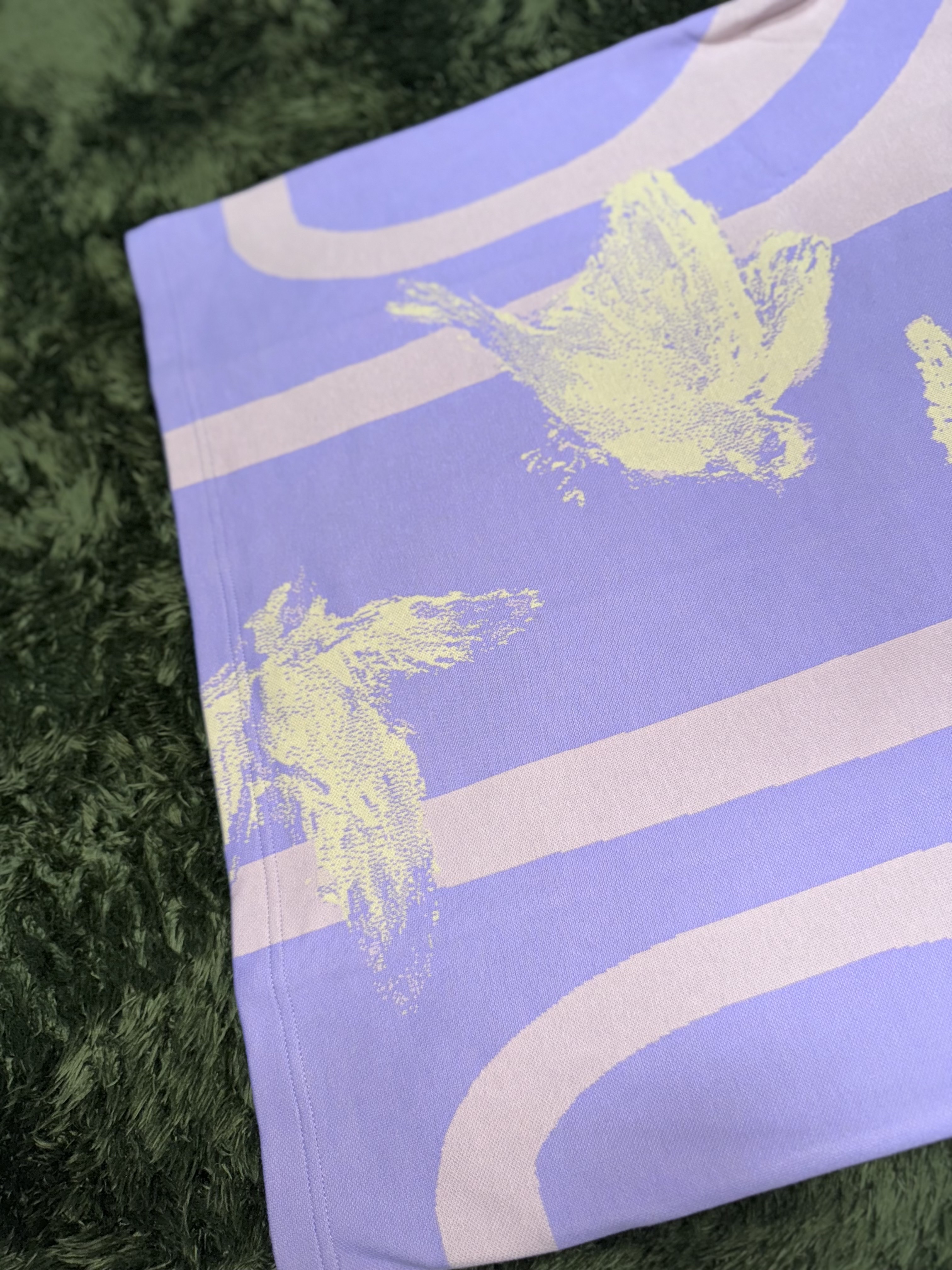 Puma x KidSuper Knitted Jersey Vivid Violet 착용 스타일 - 4