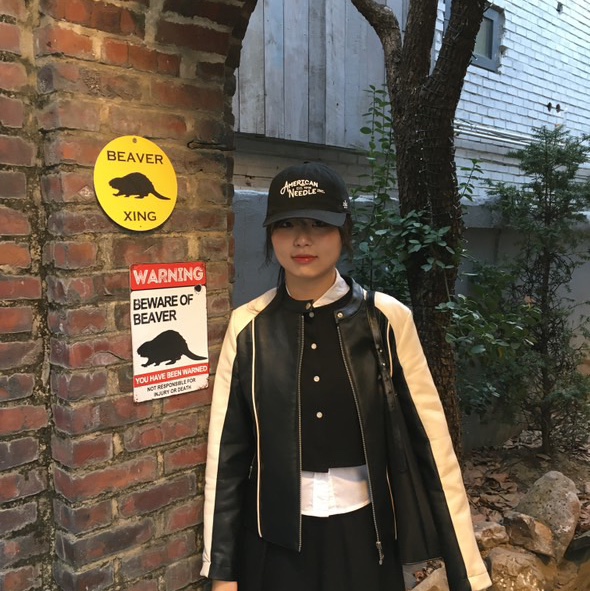 American Needle Hepcat American Needle Logo Black 착용 스타일 - 2