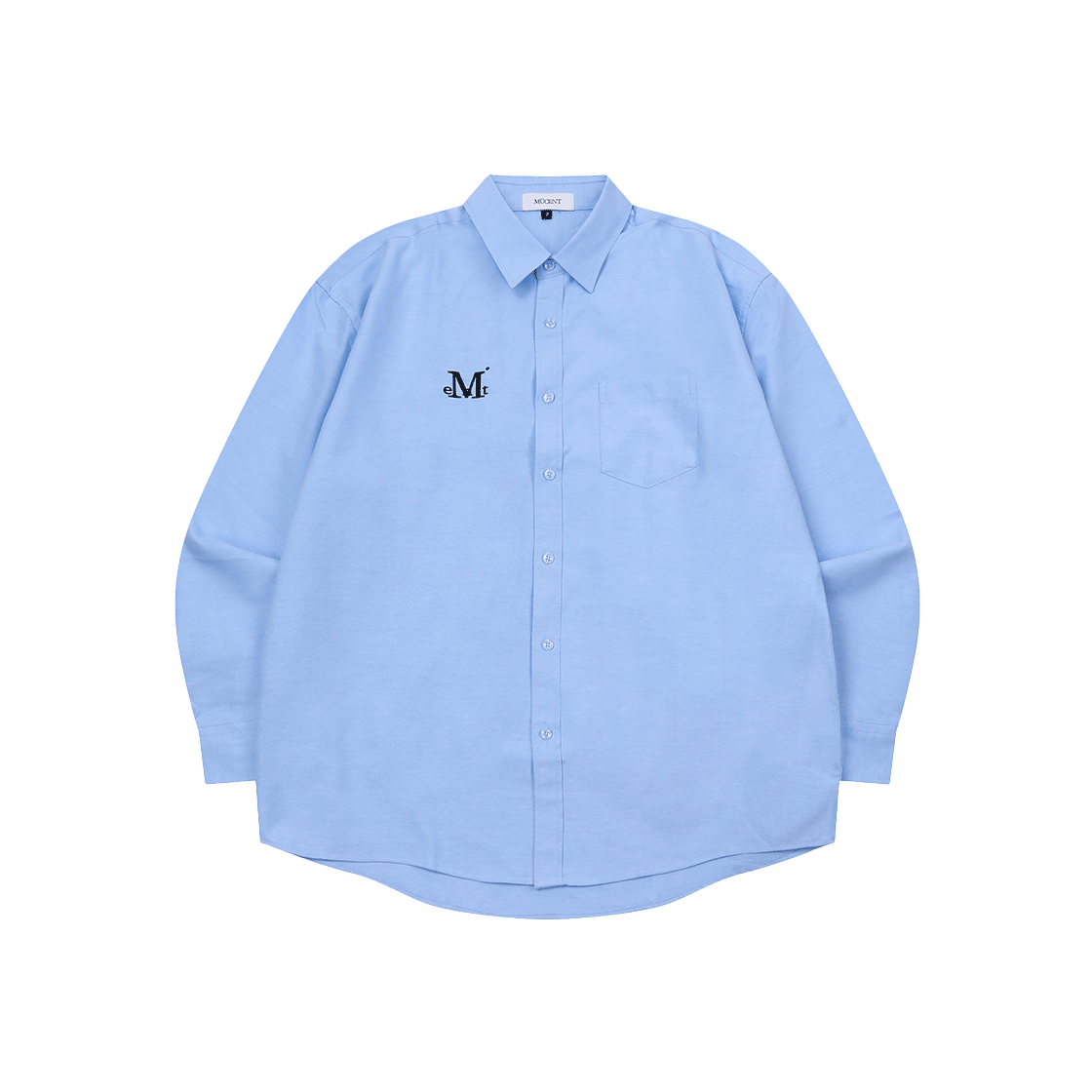 무센트 로슨 클래식 라운드 커프 루즈핏 셔츠 스카이 블루(MUCENT Roson Classic Round Cuff Loose Fit Shirt Sky Blue) - 3