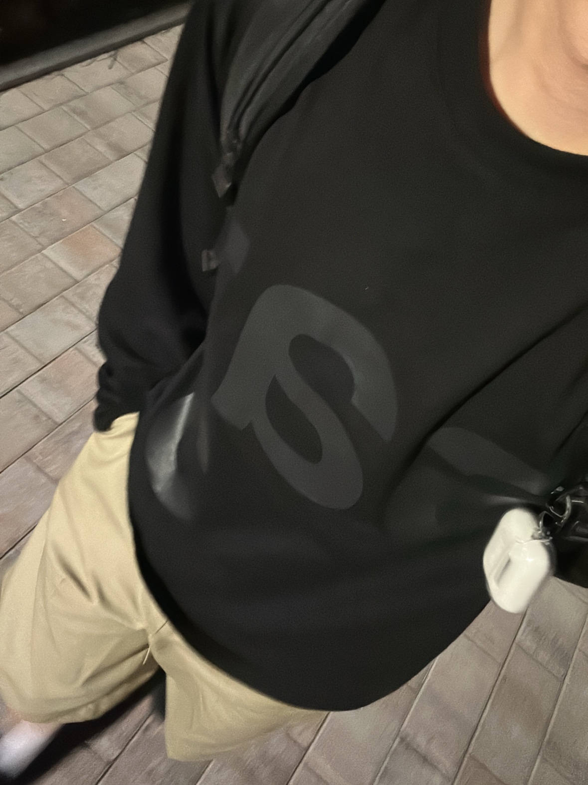 [예약 배송][KREAM 단독] Safarispot Basic Safari LS T-Shirt Black 착용 스타일