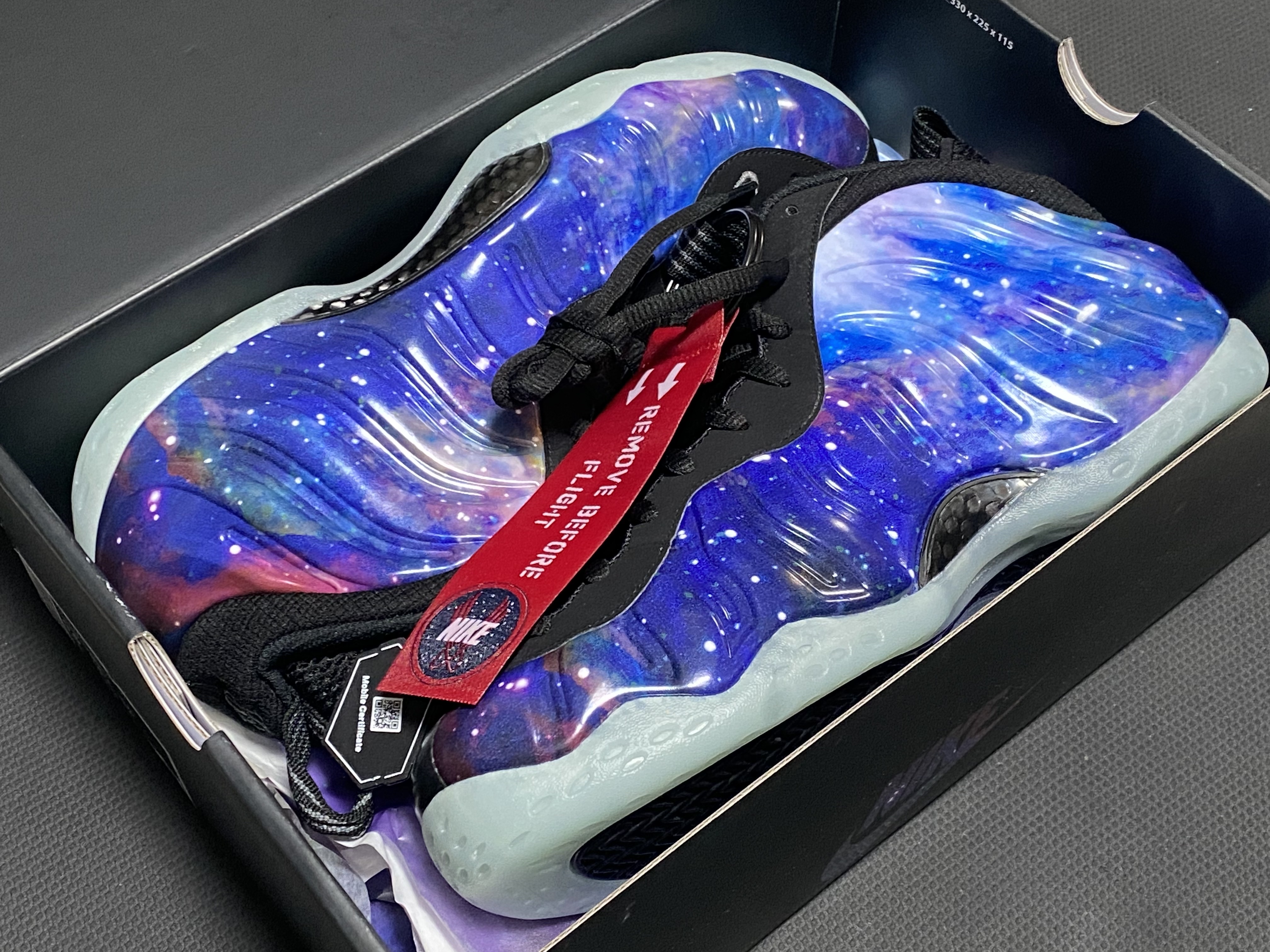 Nike Air Foamposite One Galaxy 착용 스타일 - 2
