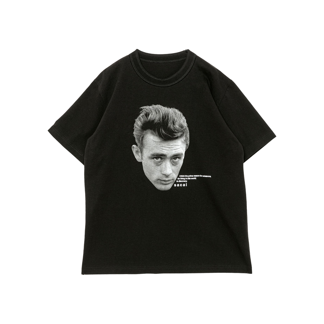 25-0918S-001 Sacai James Dean T-Shirt Black