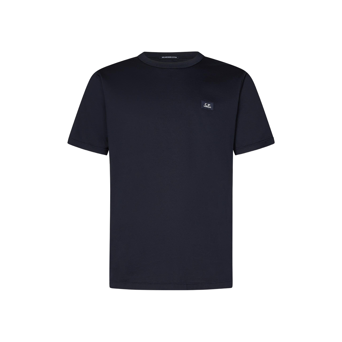 18CMTS087A006374G888 C.P. Company Logo Patch T-Shirt Total Eclipse Blue - 25SS